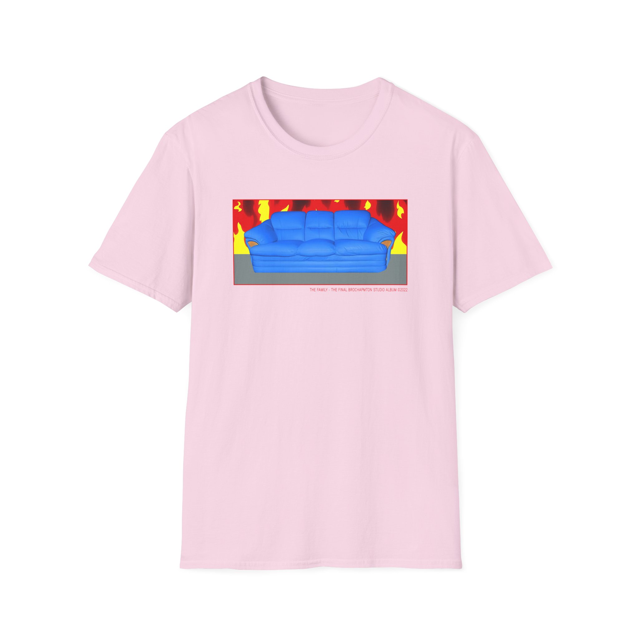 B Burning Couch Unisex Softstyle T-Shirt