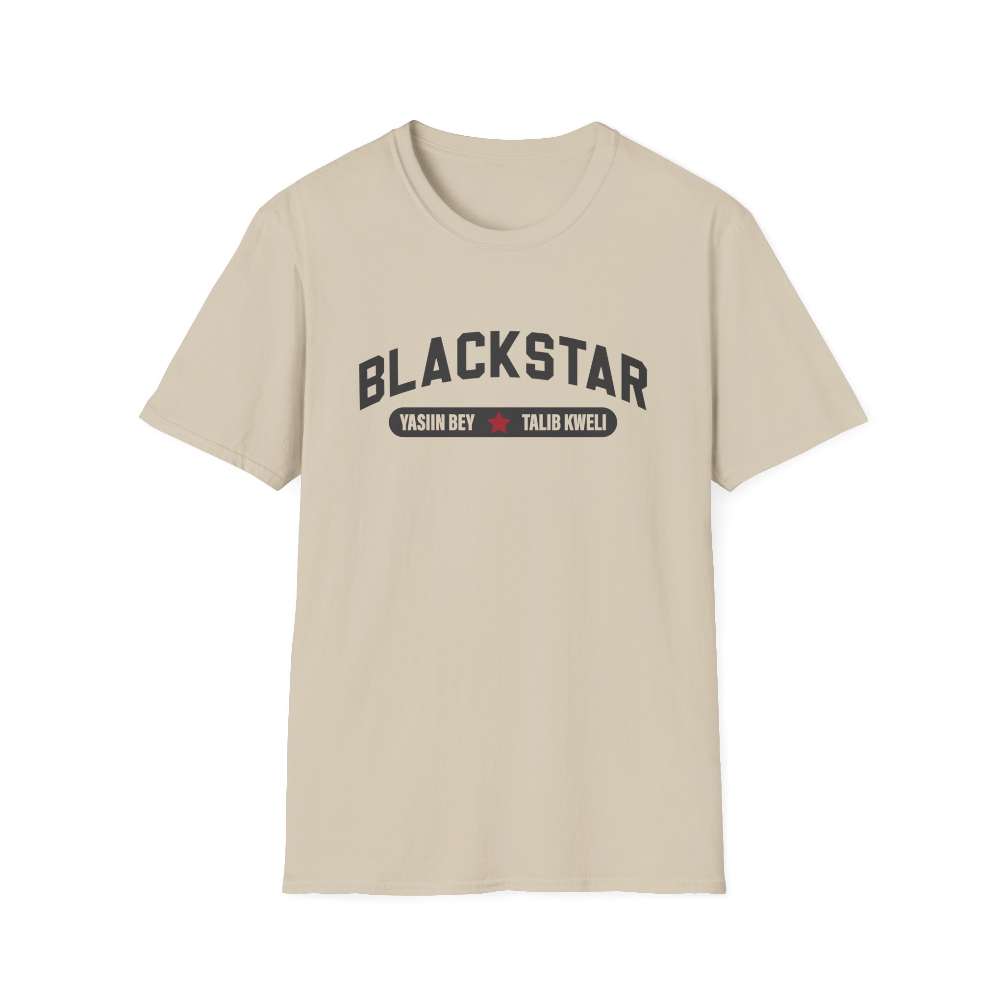 Black Star Varsity Unisex Softstyle T-Shirt