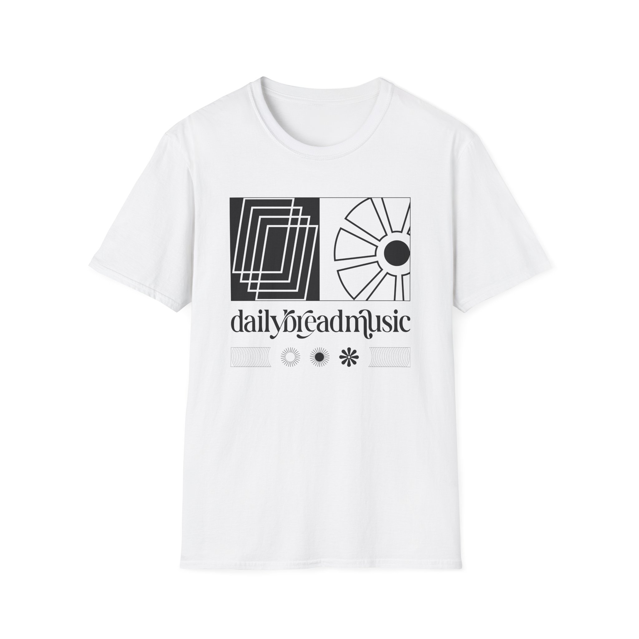Daily Bread Tri Flower Unisex Softstyle T-Shirt
