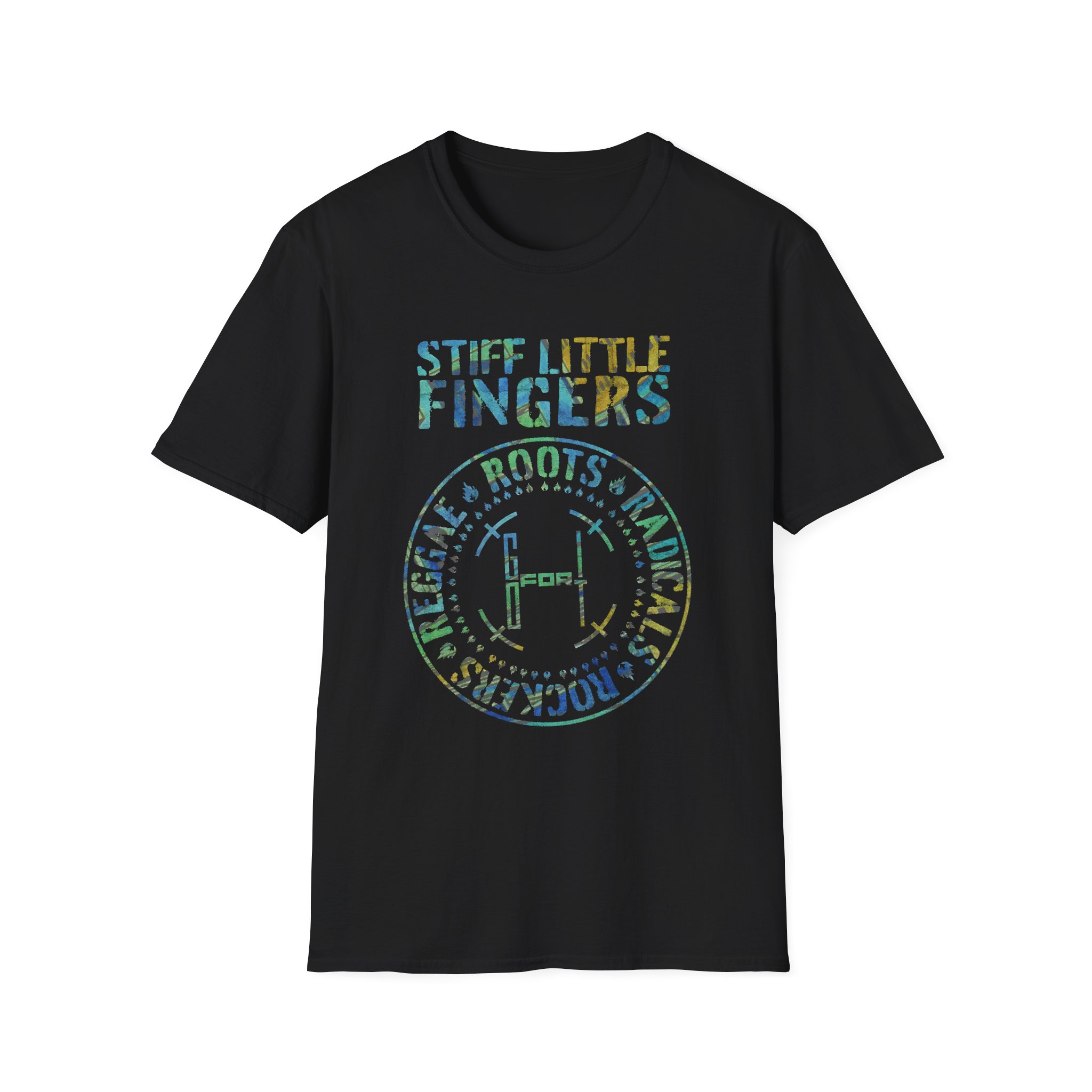 Stiff Little Fingers Roots Radicals Unisex Softstyle T-Shirt