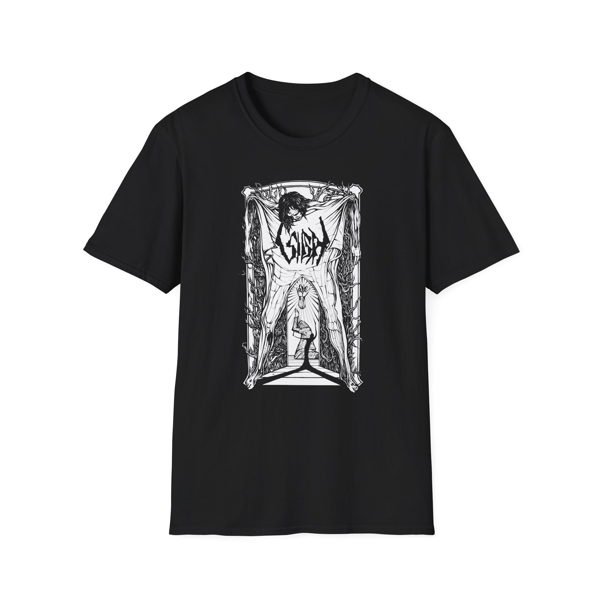 Sigh Cost B&w Unisex Softstyle T-Shirt