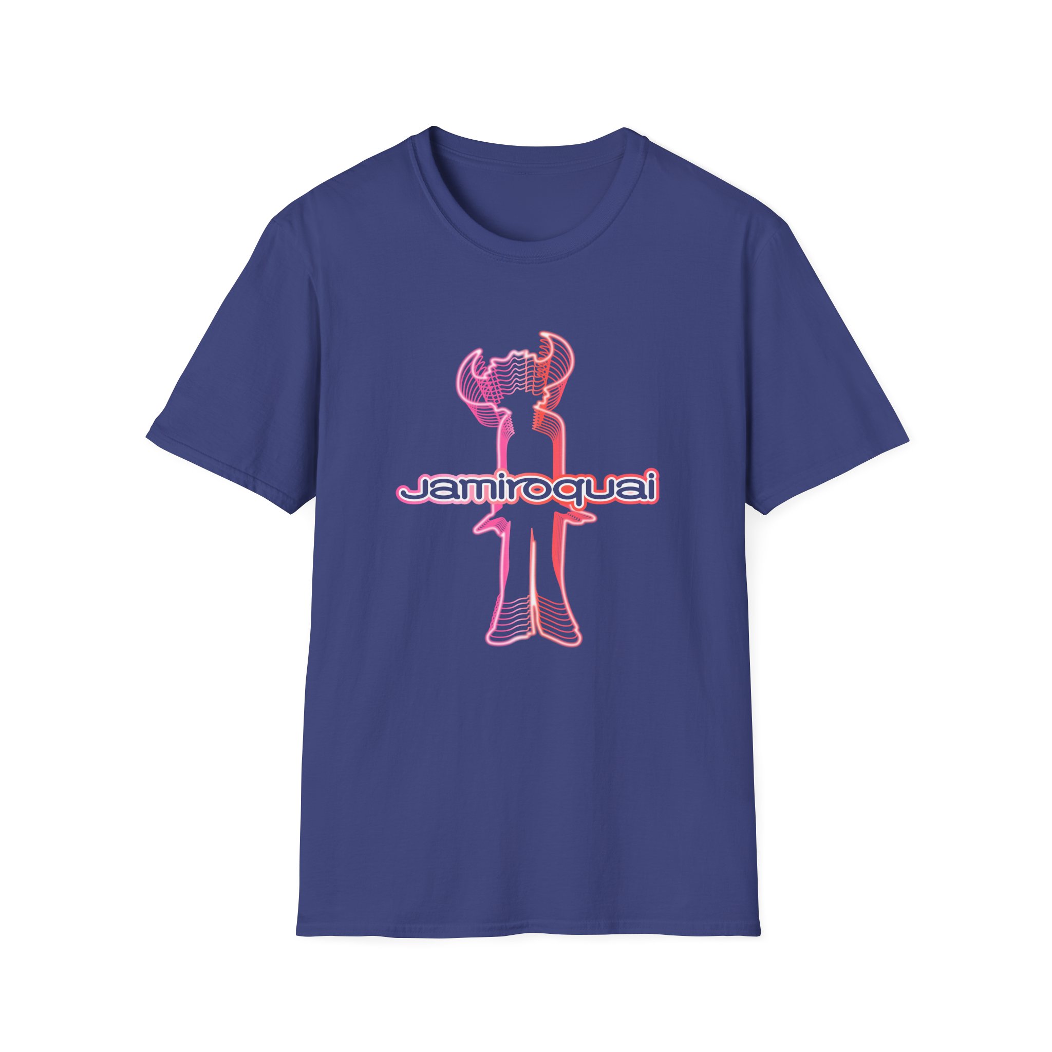 J Buffalo Man Neon Unisex Softstyle T-Shirt