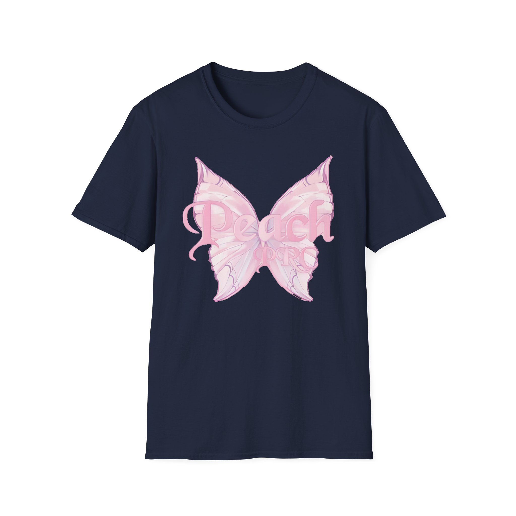 Peach Prc Butterfly Unisex Softstyle T-Shirt