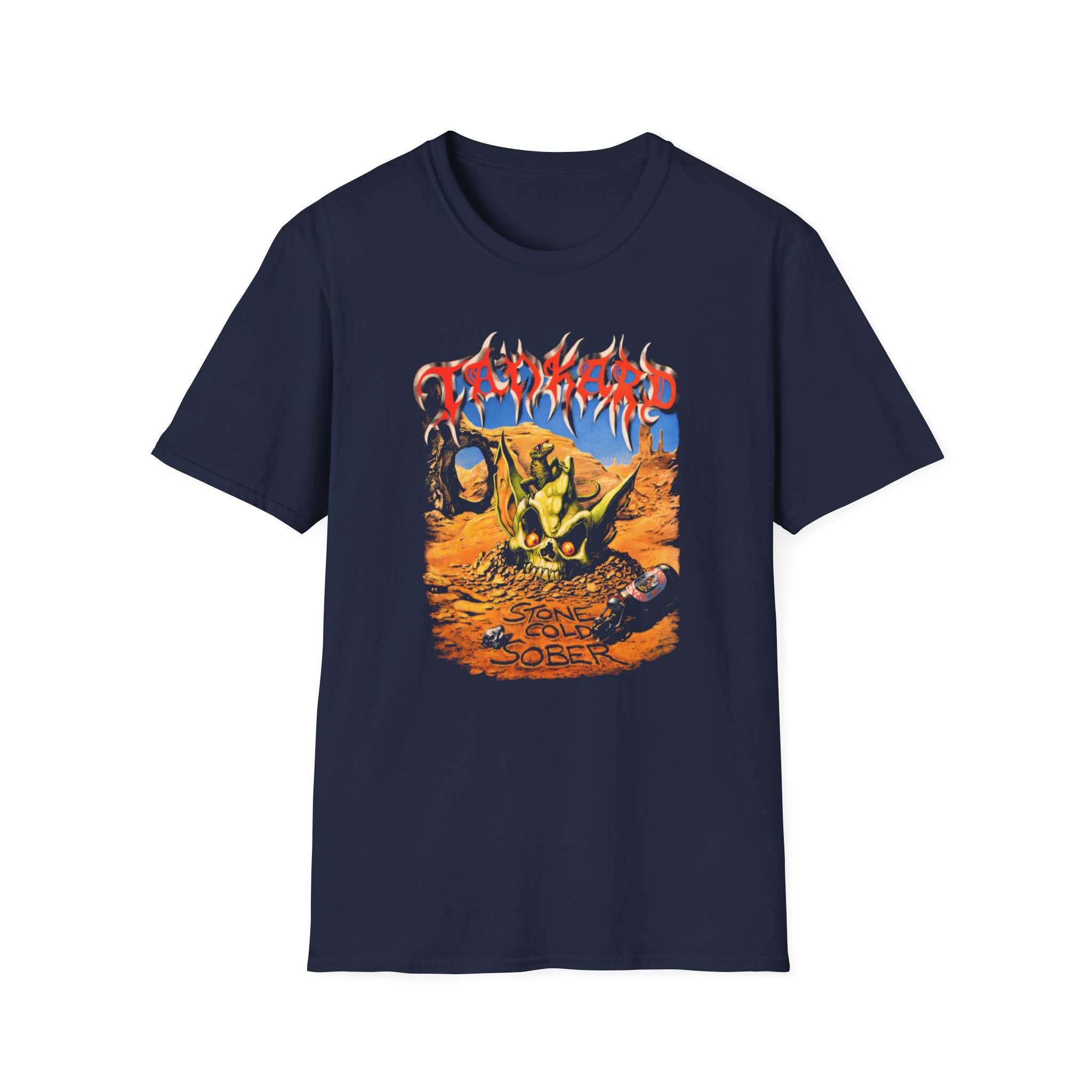 Tankard Stone Cold Sober Unisex Softstyle T-Shirt
