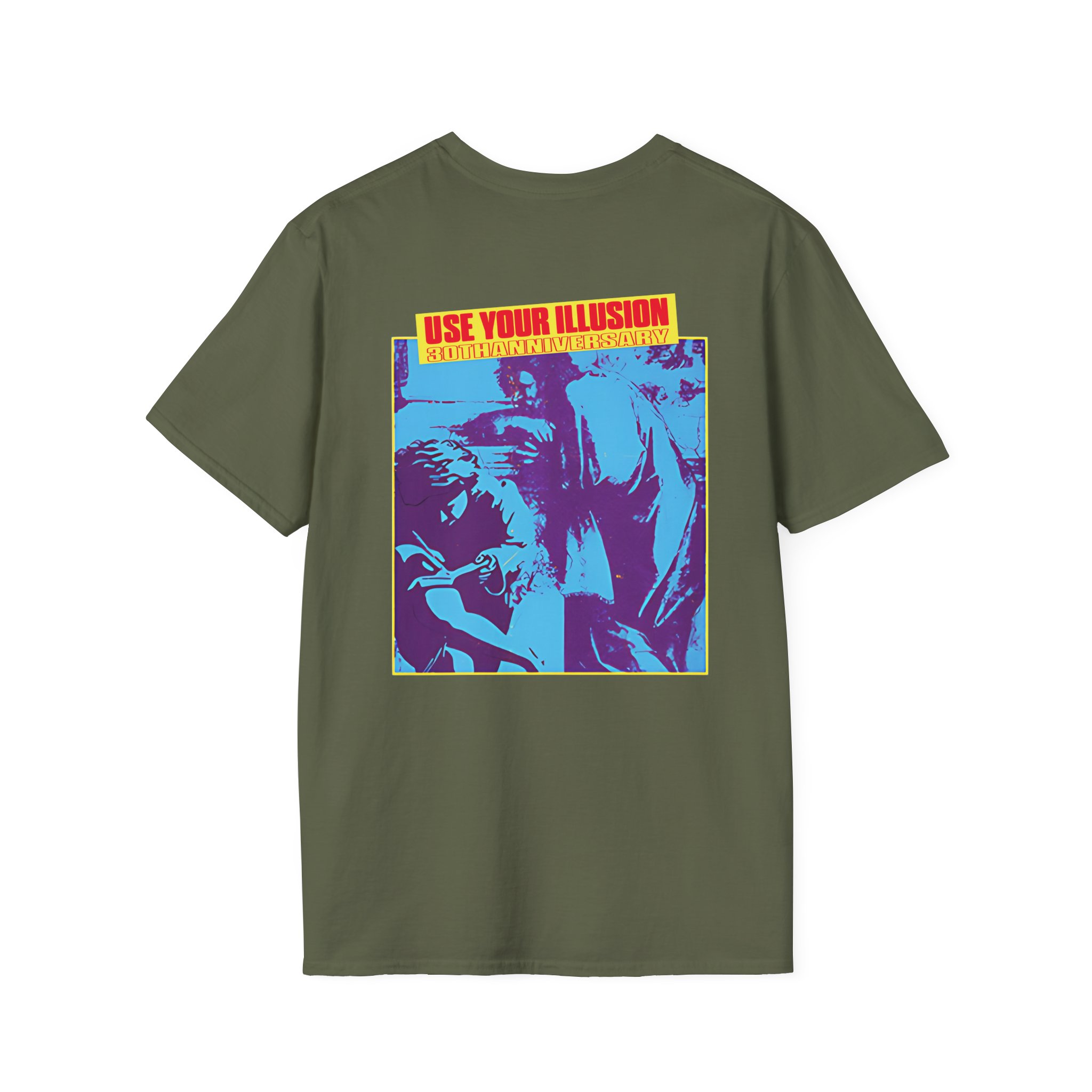 Guns N Roses 30th Anniversary Use Your Illusion Unisex Softstyle T-Shirt