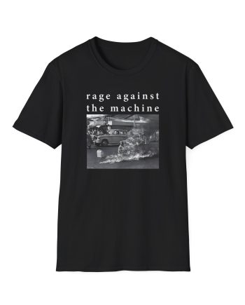 Rage Against the Machine Self-immolation Unisex Softstyle T-Shirt