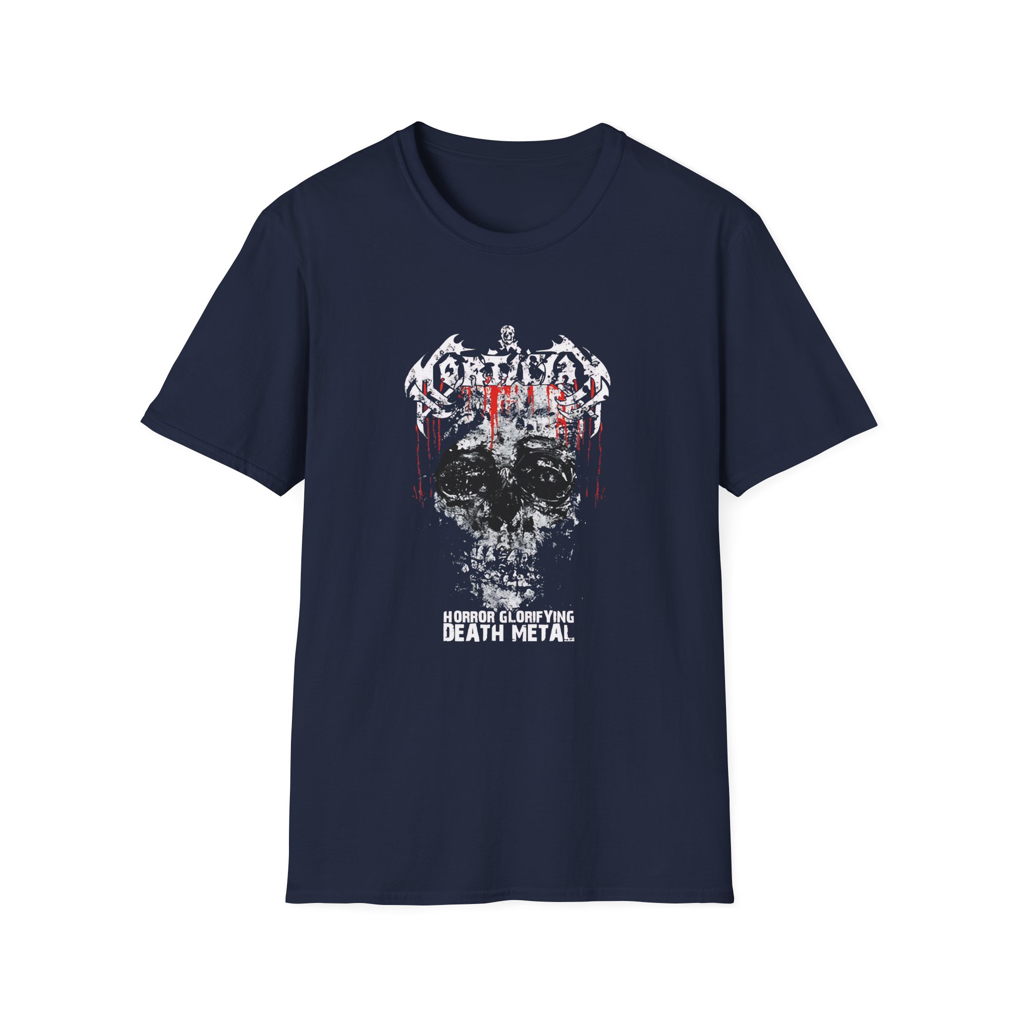 Mortician Horror Glorifying Death Metal Unisex Softstyle T-Shirt