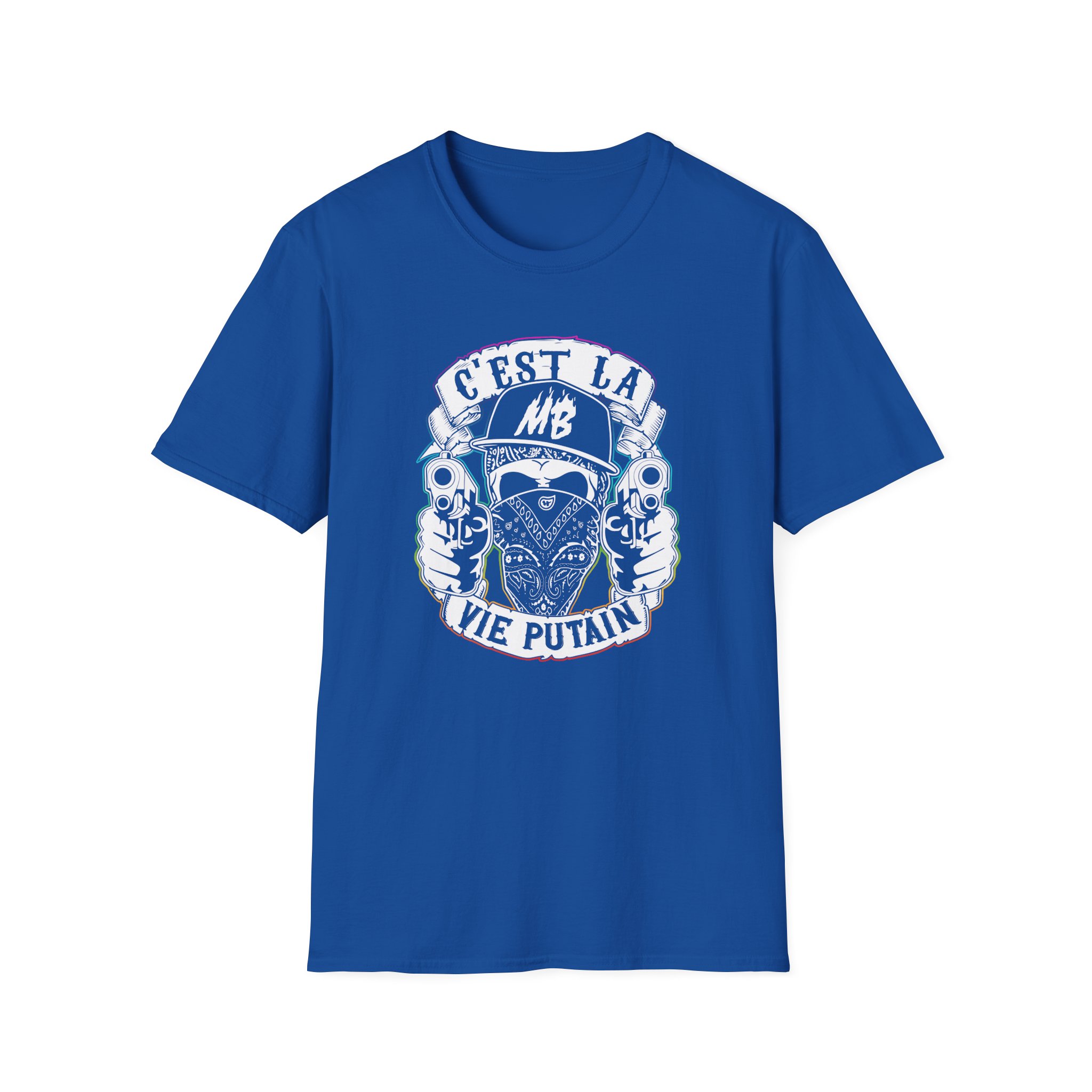 Montana Black C'est La Vie Putain Unisex Softstyle T-Shirt