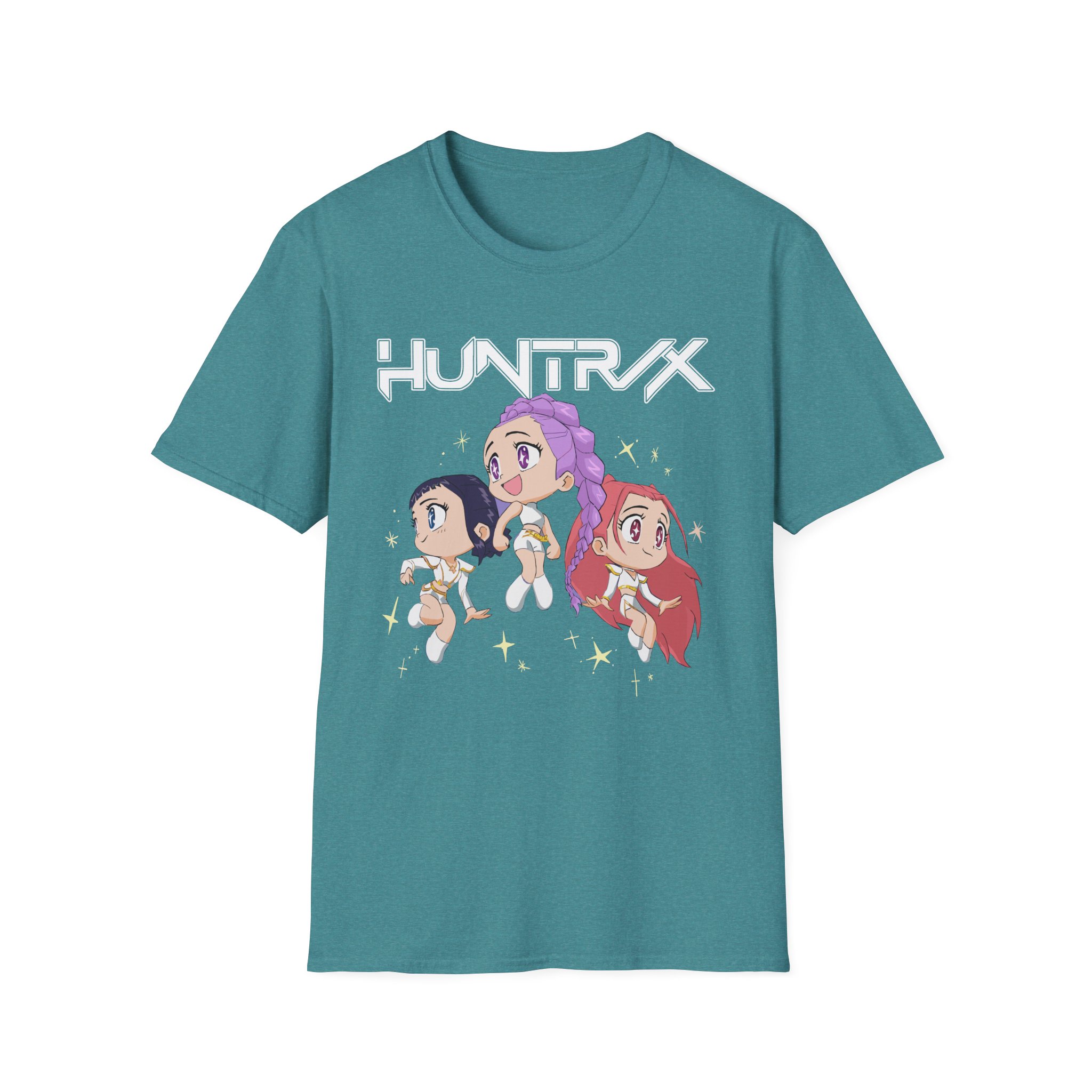 Kpop Demon Hunters As Seen On Huntrix World Tour Unisex Softstyle T-Shirt