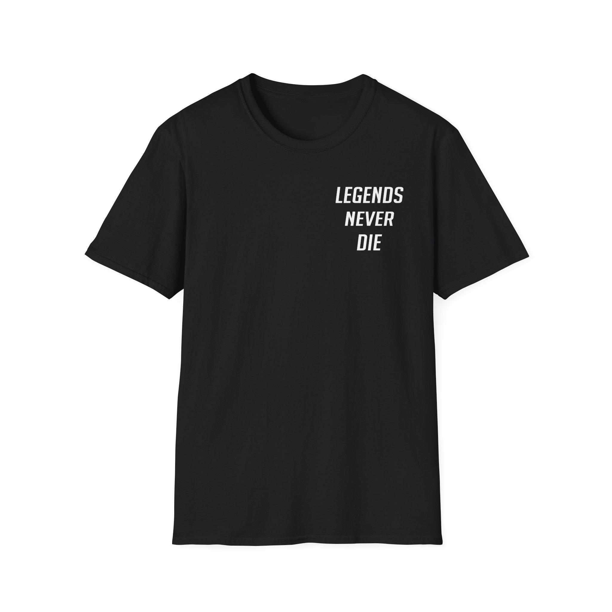 Teeqo Legends Never Die Unisex Softstyle T-Shirt