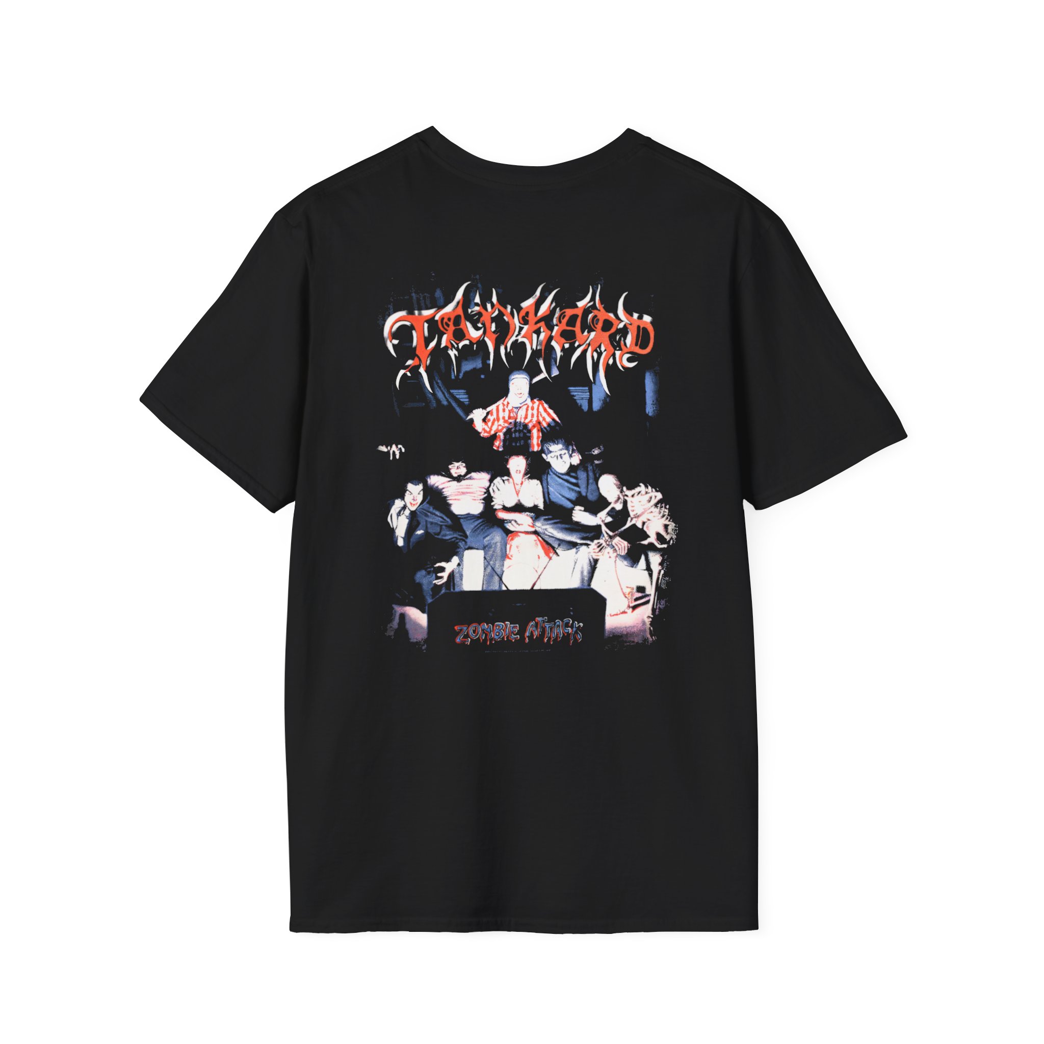 Tankard Zombie Attack Unisex Softstyle T-Shirt
