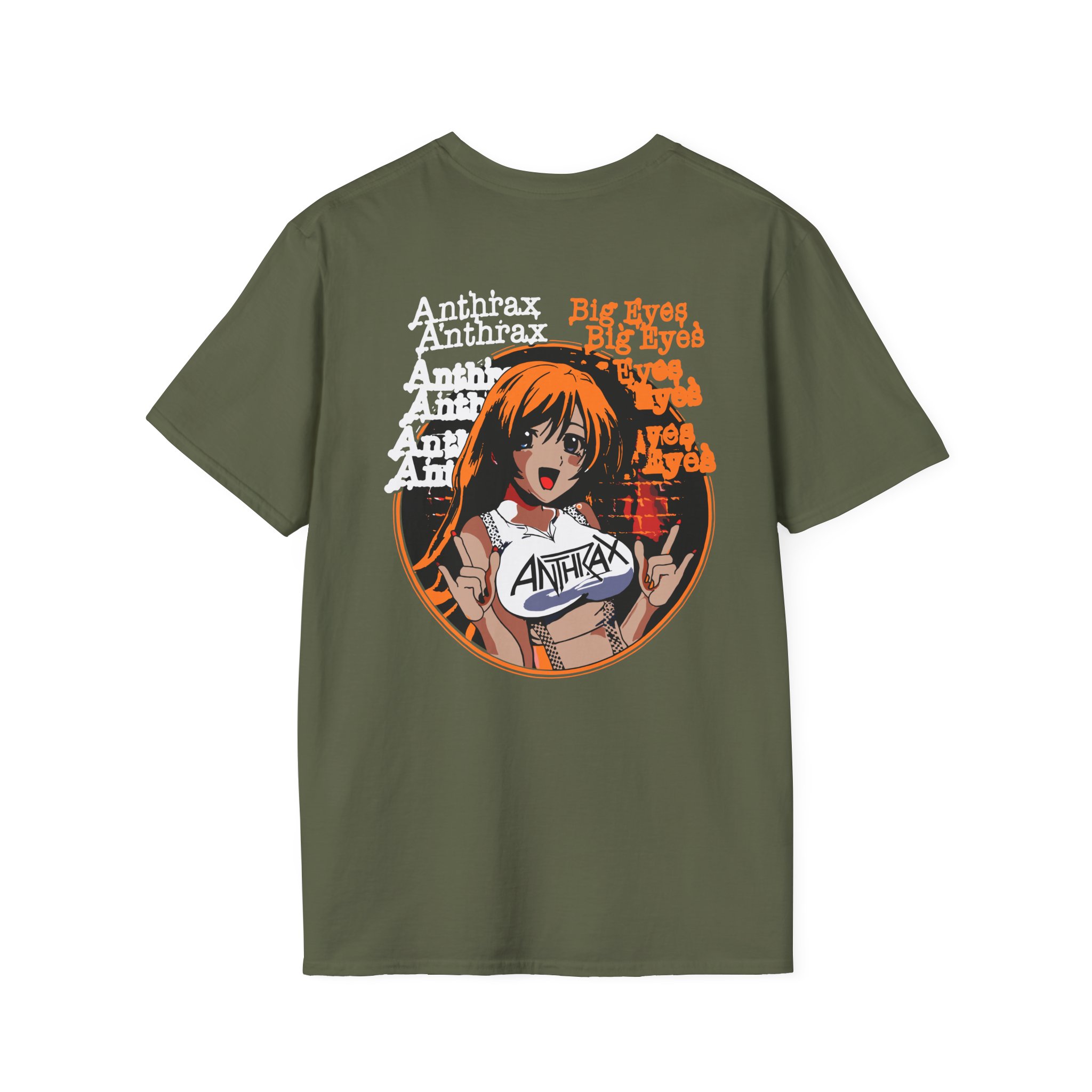 Anthrax Big Eyes Unisex Softstyle T-Shirt