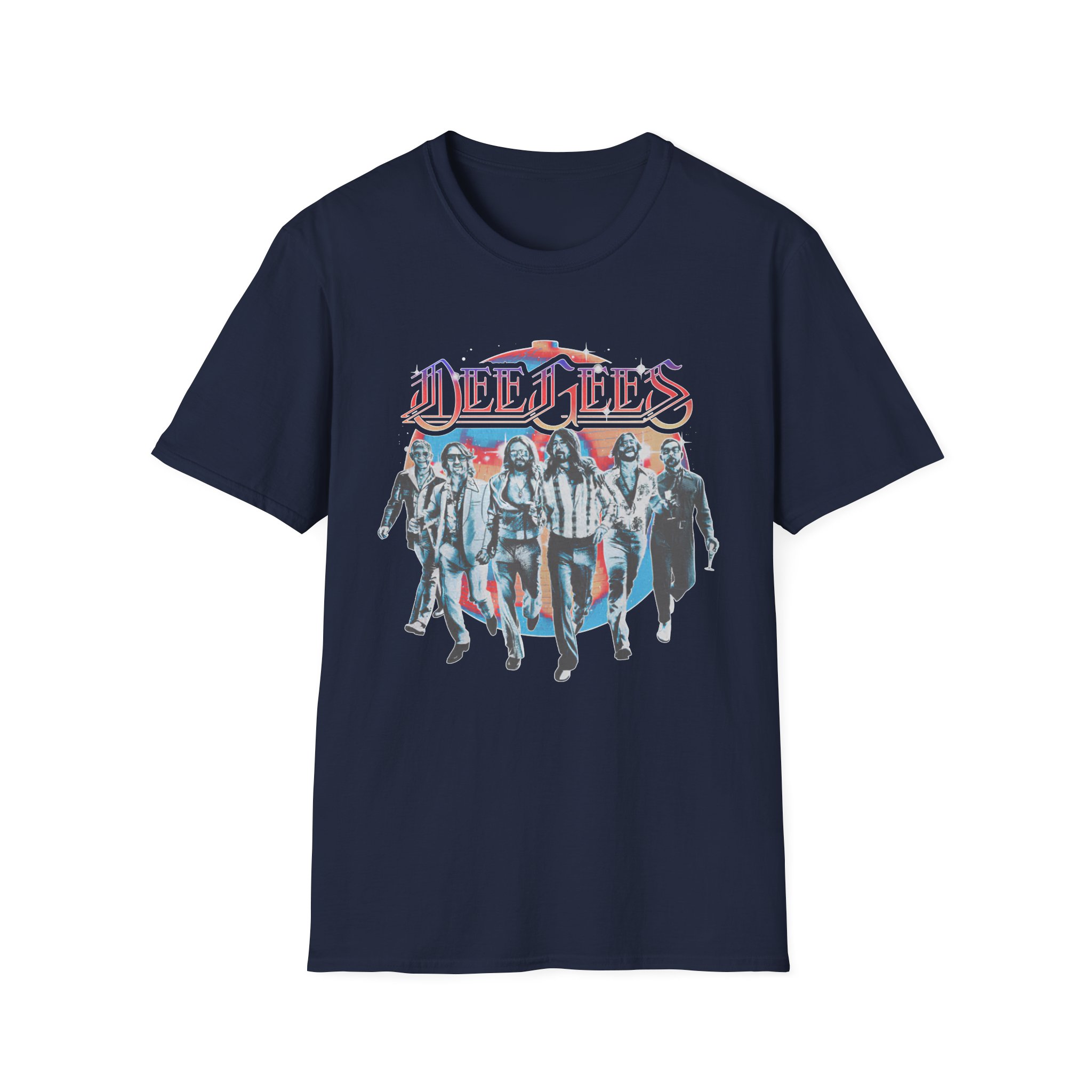 Foo Fighters Dee Gees Hail Satin Unisex Softstyle T-Shirt