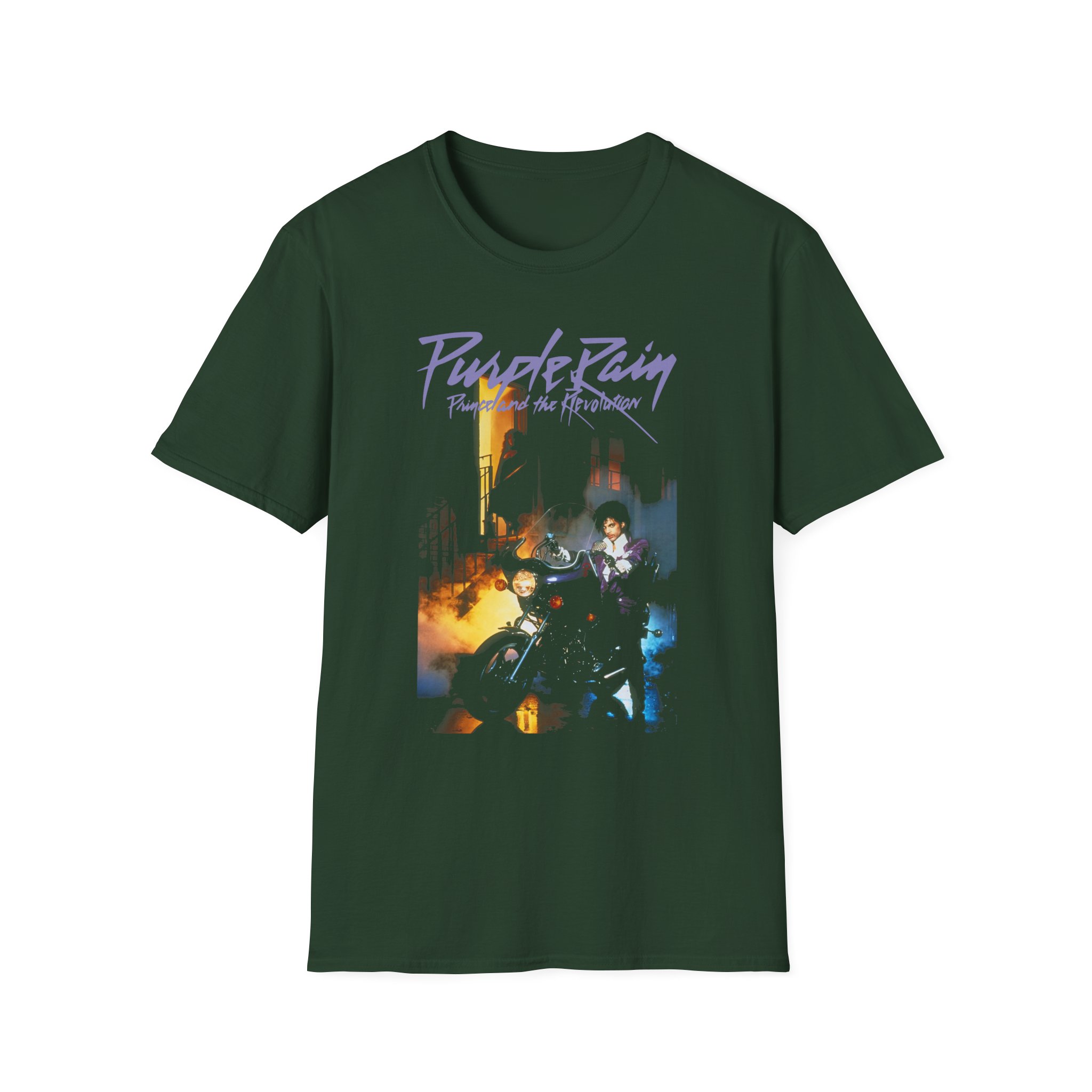 Prince Purple Rain Cover Unisex Softstyle T-Shirt