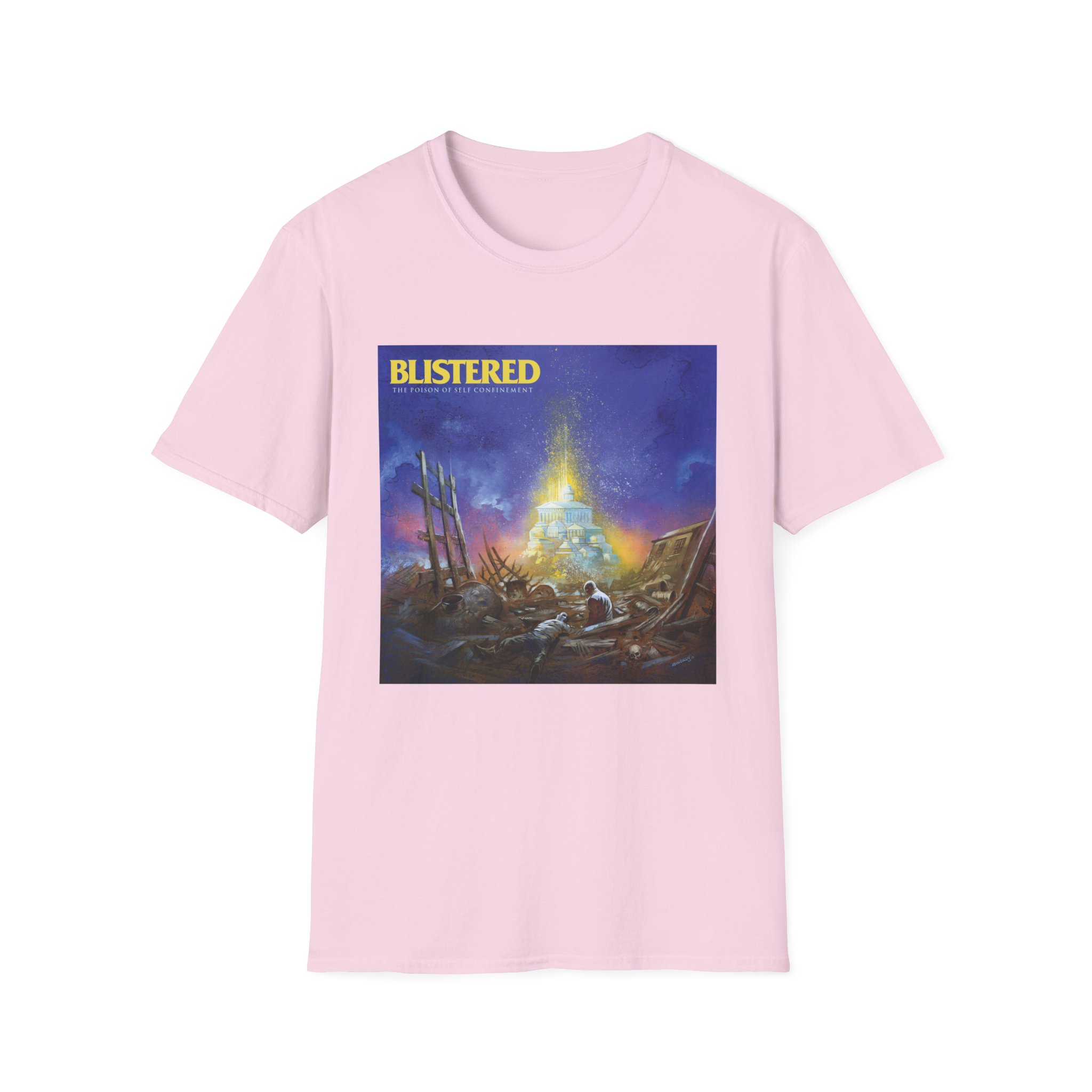 Blistered Self Confinement Unisex Softstyle T-Shirt