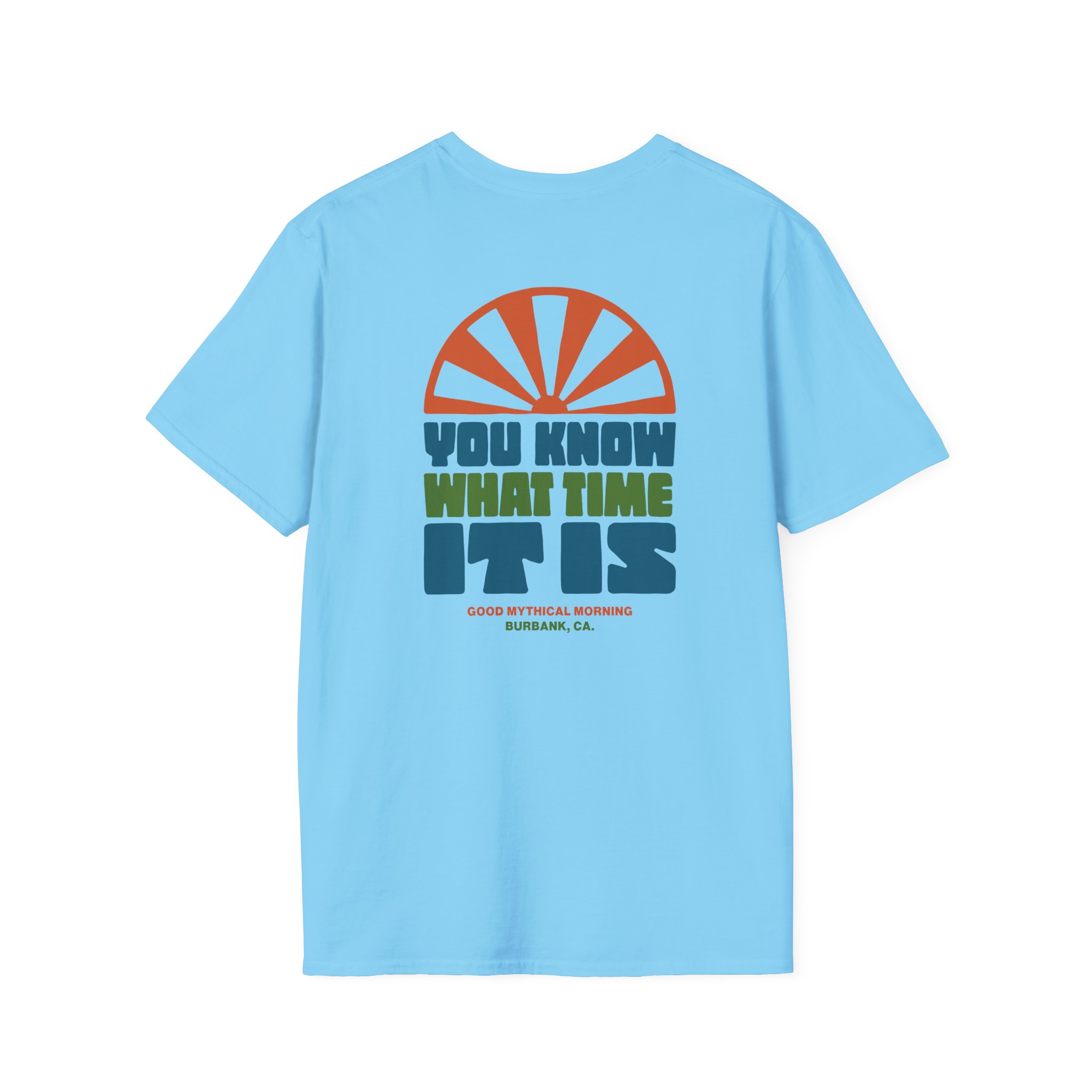 Good Mythical Morning You Know What Time It is unisex softstyle t-shirt