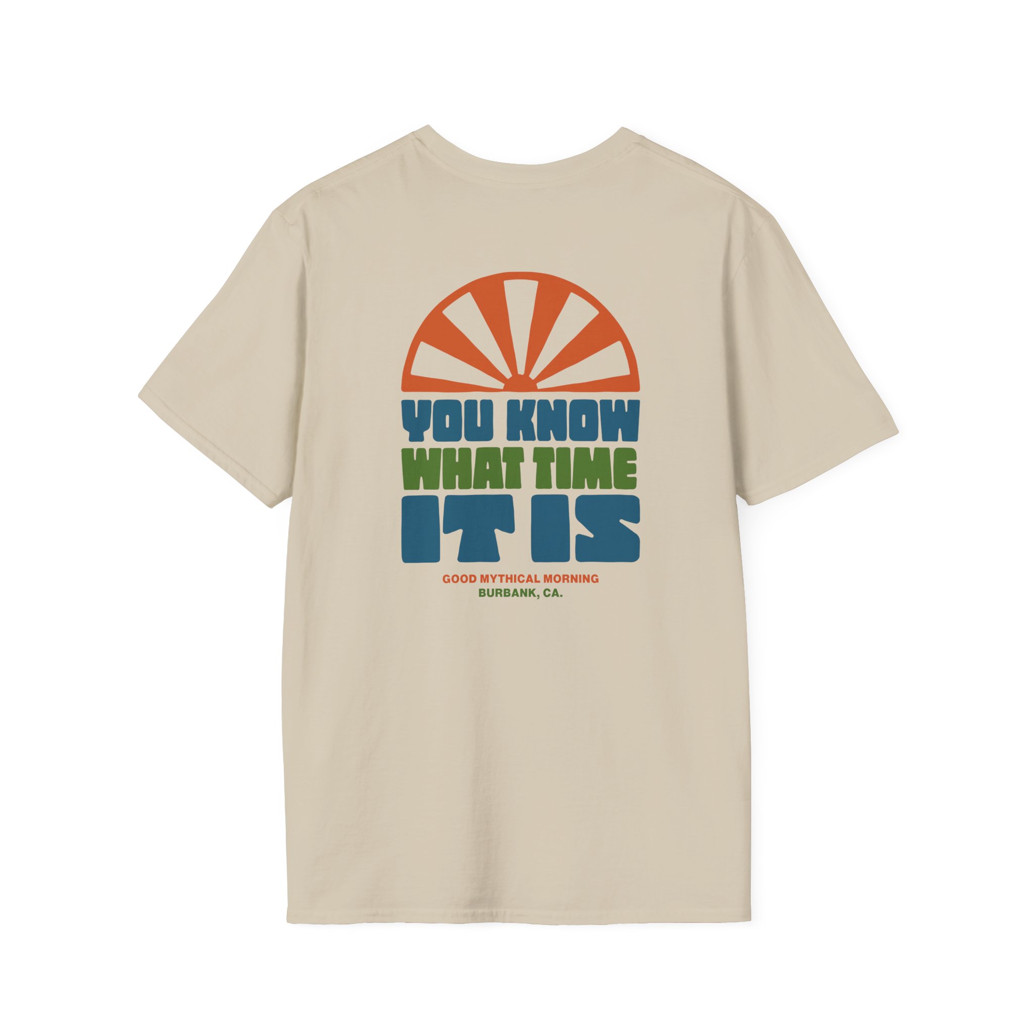 Good Mythical Morning You Know What Time It is unisex softstyle t-shirt