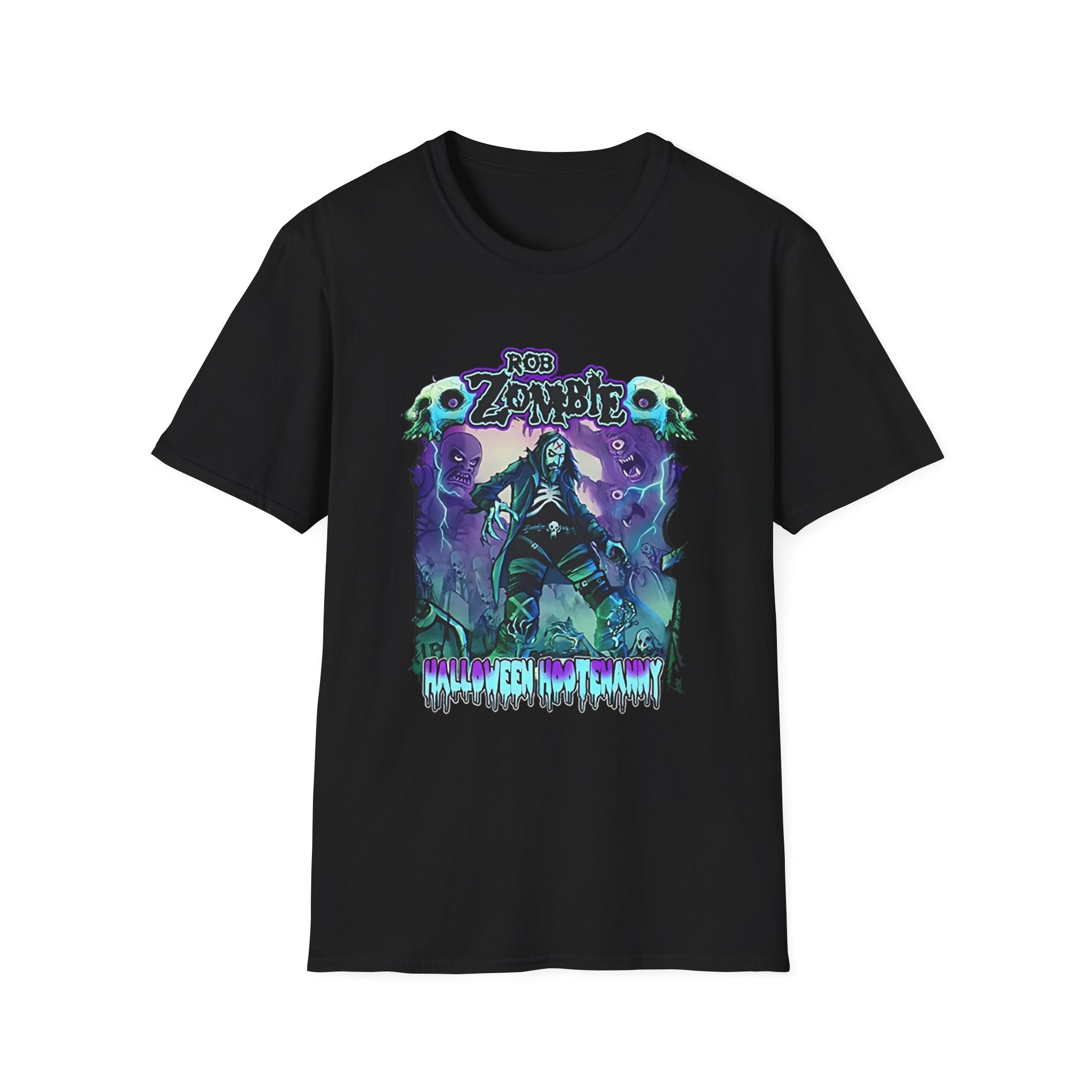 Rob Zombie Hootenanny Unisex Softstyle T-Shirt