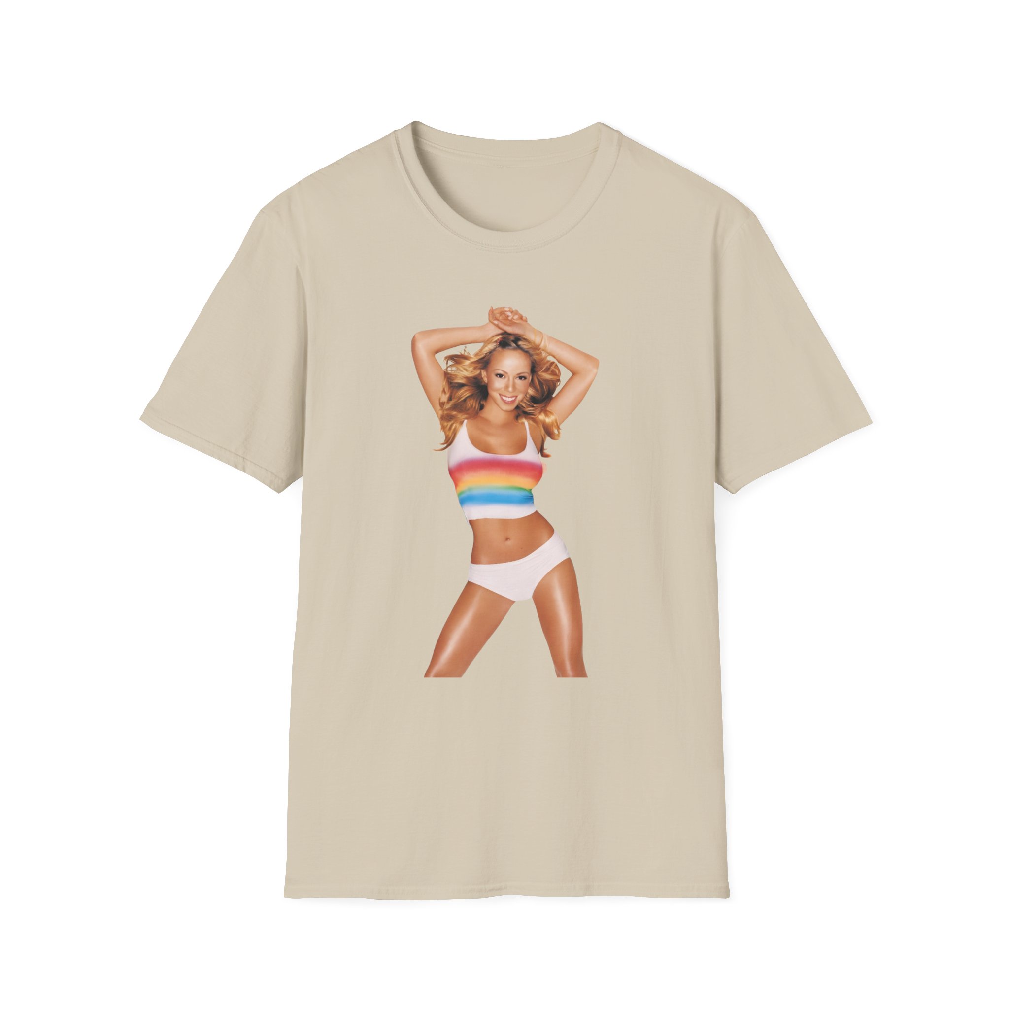 Mariah Carey Rainbow Unisex Softstyle T-Shirt