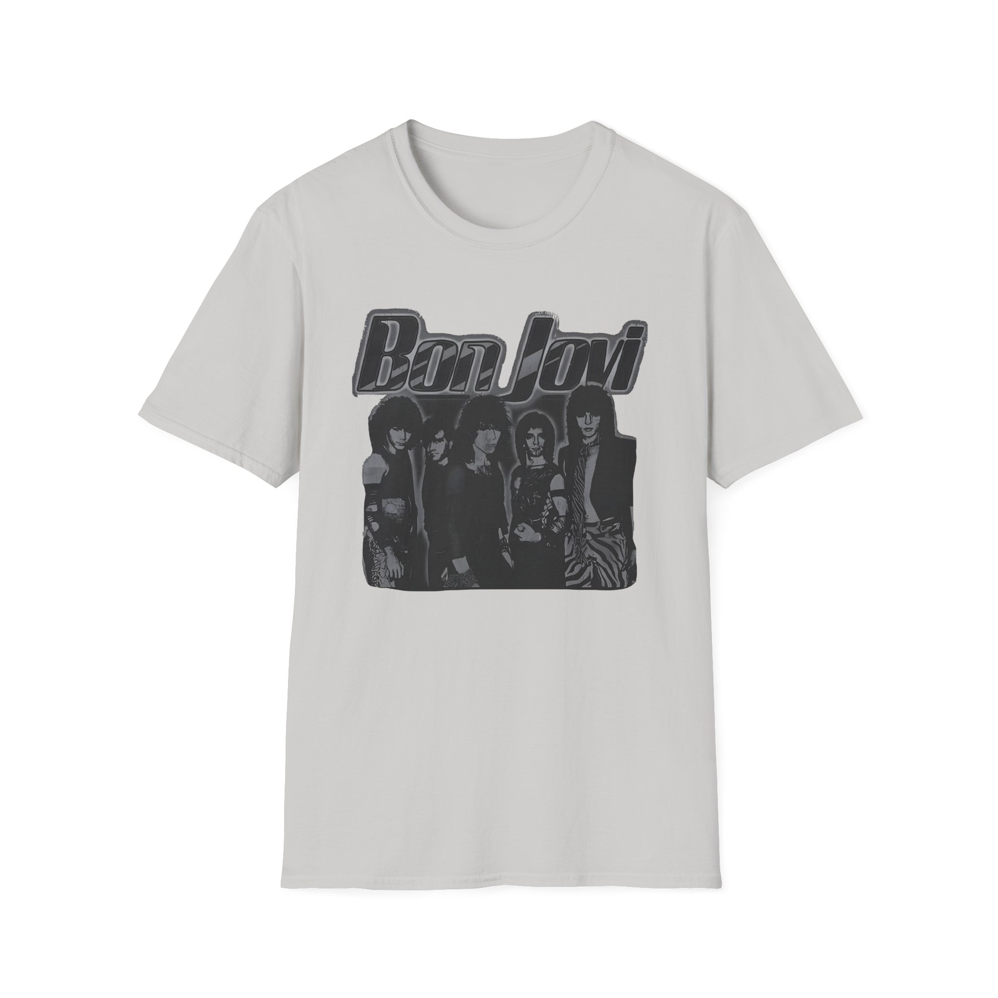 Bon Jovi Outline Unisex Softstyle T-Shirt
