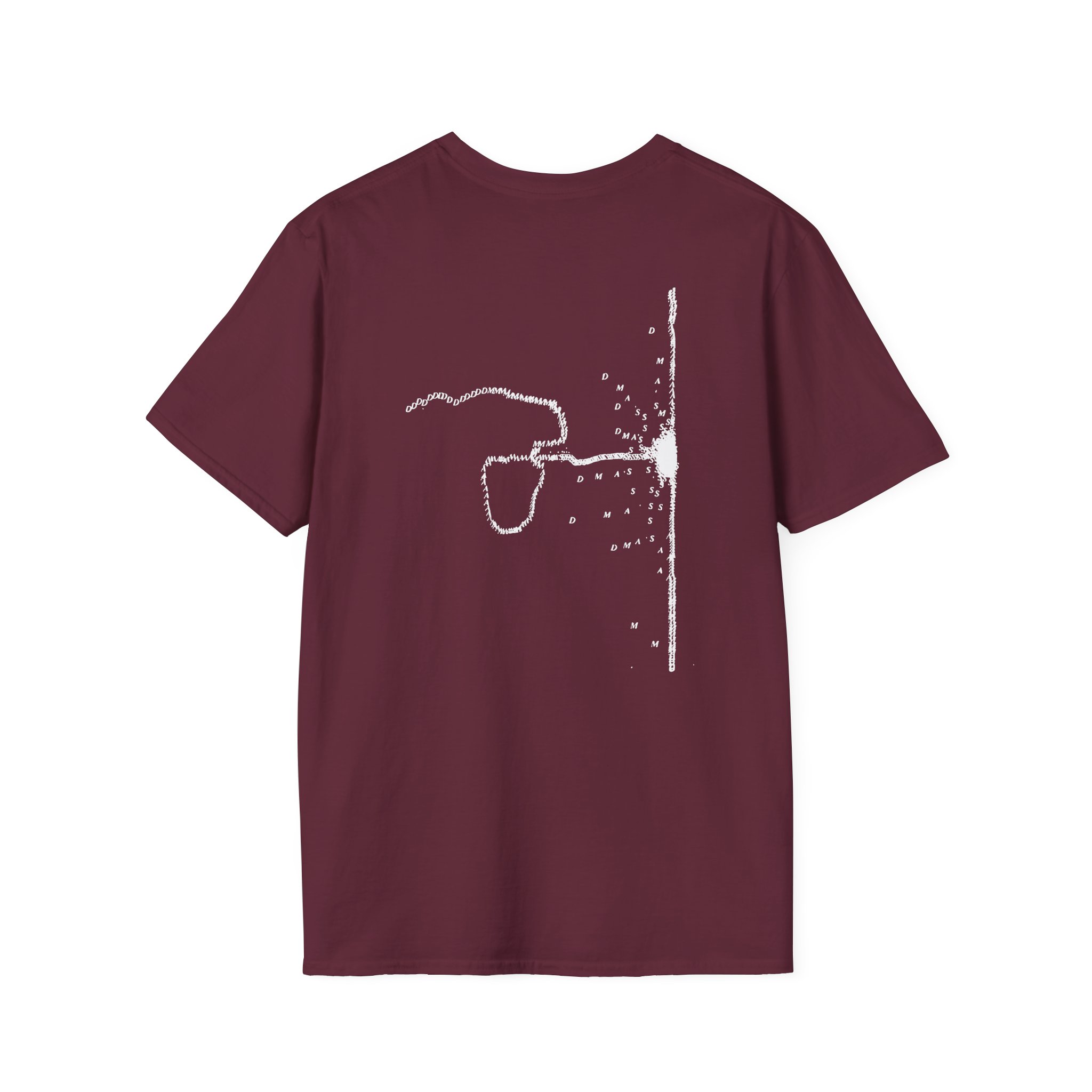 Dmas Exploding Logo Unisex Softstyle T-Shirt