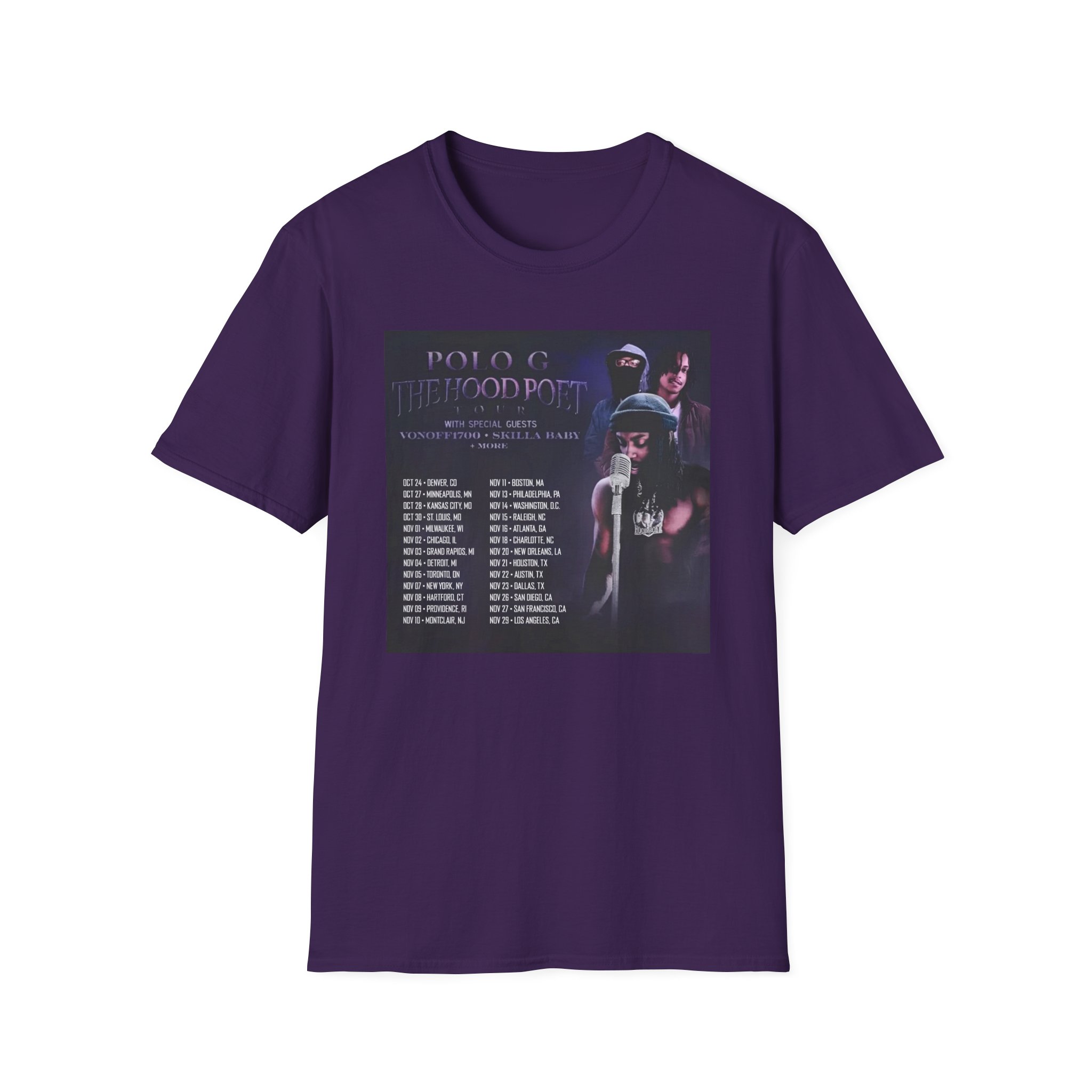 Polo G Hood Poet Unisex Softstyle T-Shirt