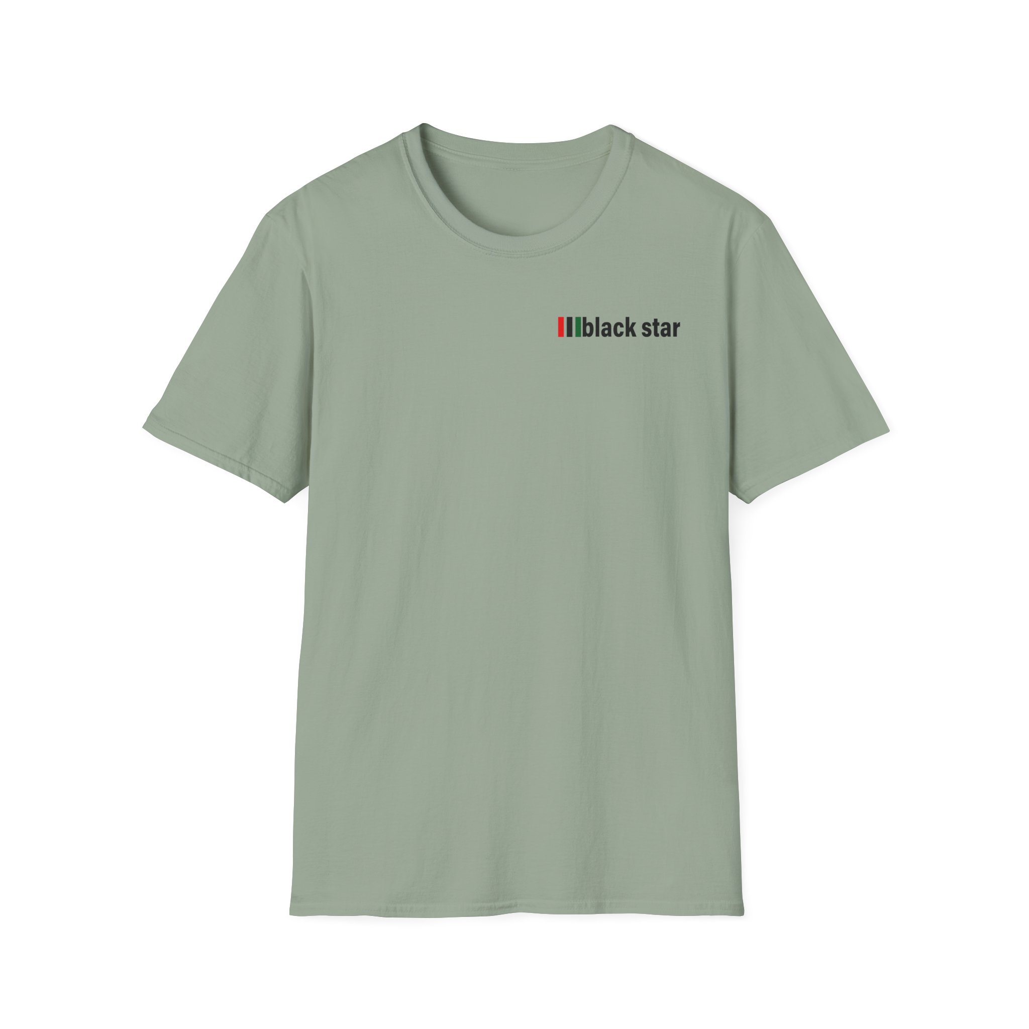 Black Star Logo Unisex Softstyle T-Shirt