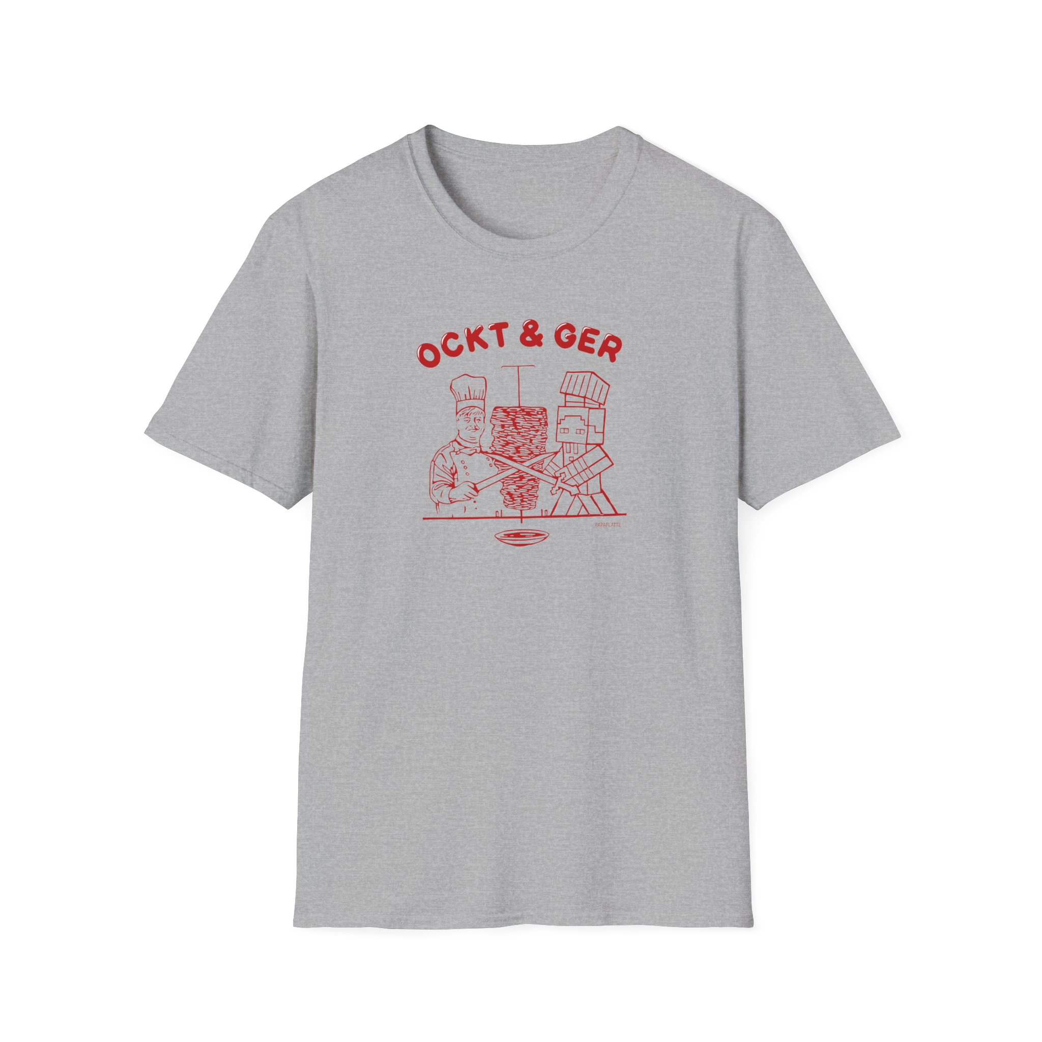 Papaplatte OCKT & GER Unisex Softstyle T-Shirt