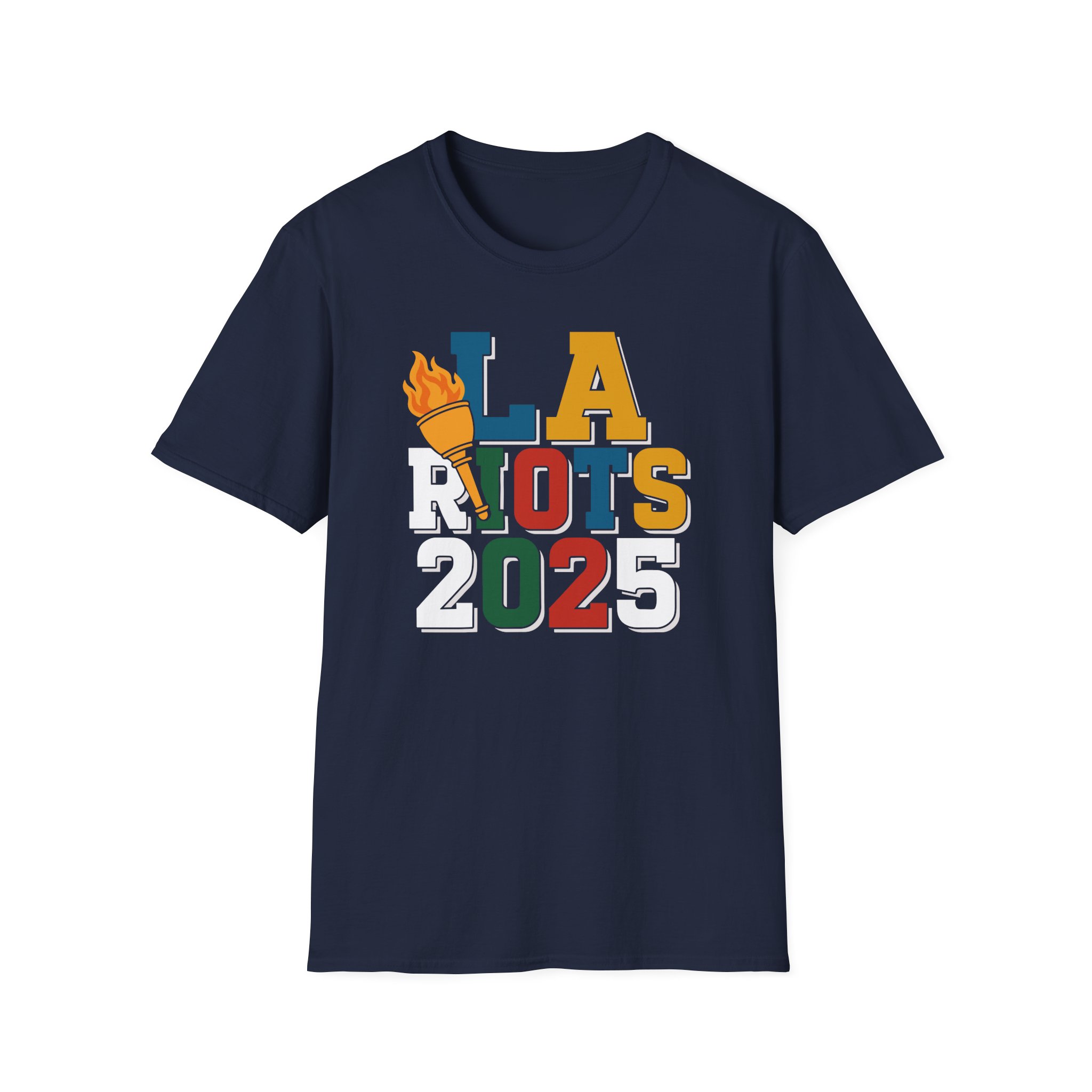 Larry Elder La Riots 2025 unisex softstyle t-shirt