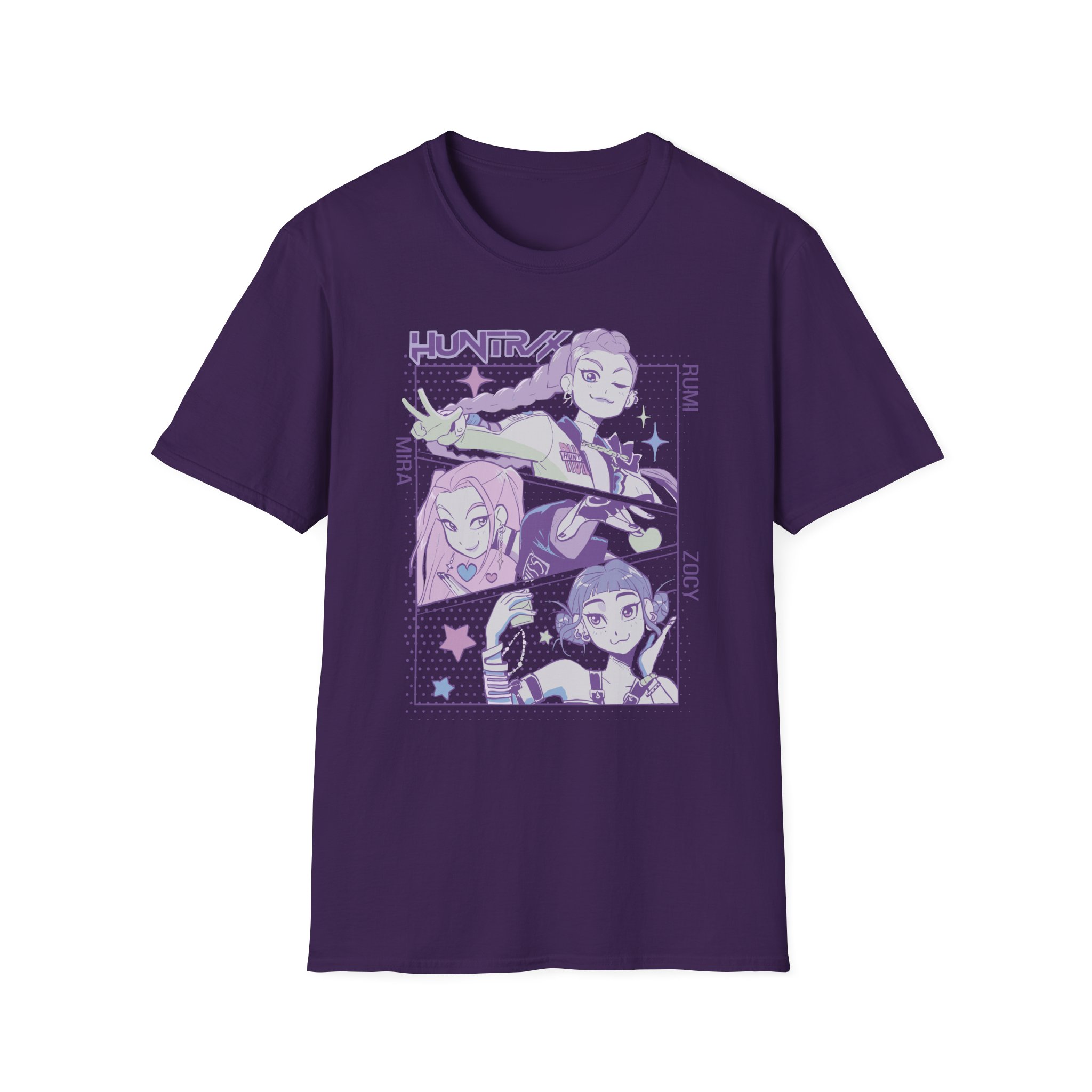 Kpop Demon Hunters Huntrix Unisex Softstyle T-Shirt