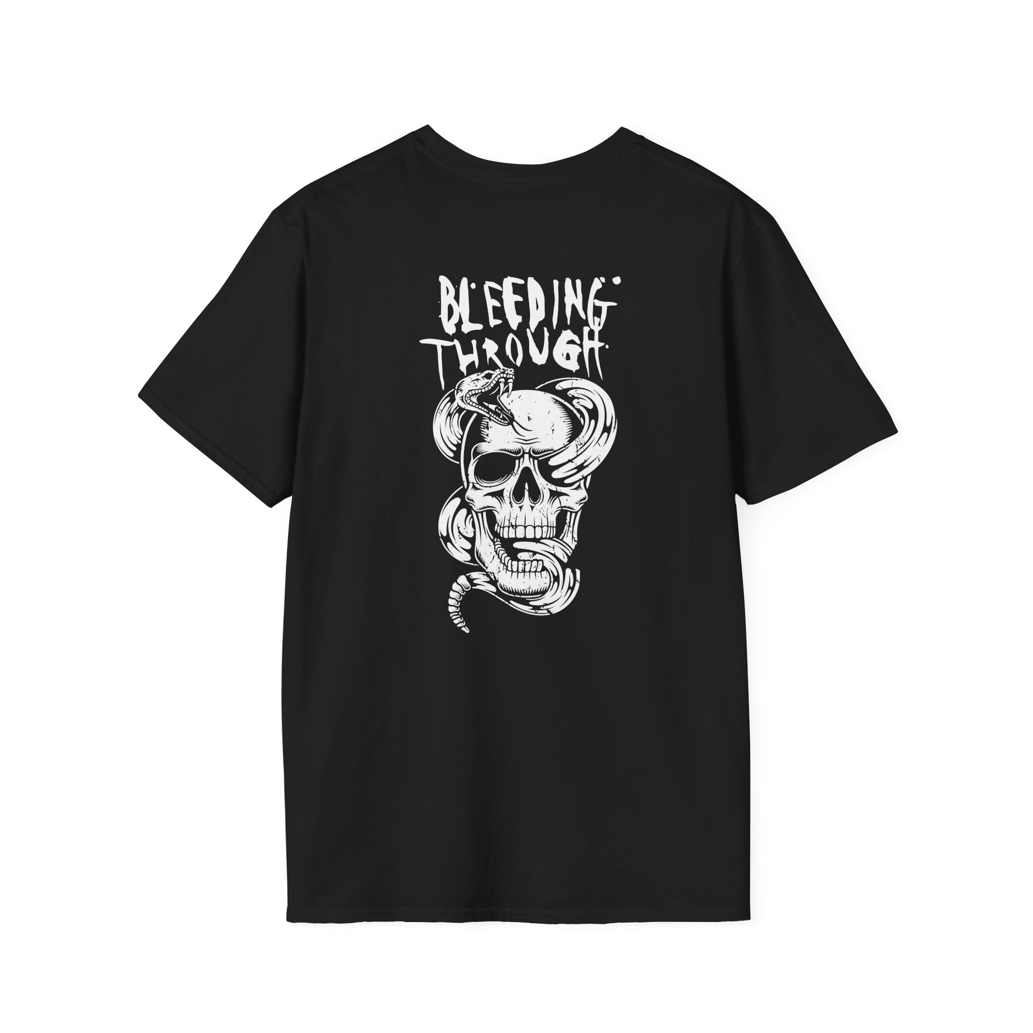 Bleeding Through SNAKE Unisex Softstyle T-Shirt