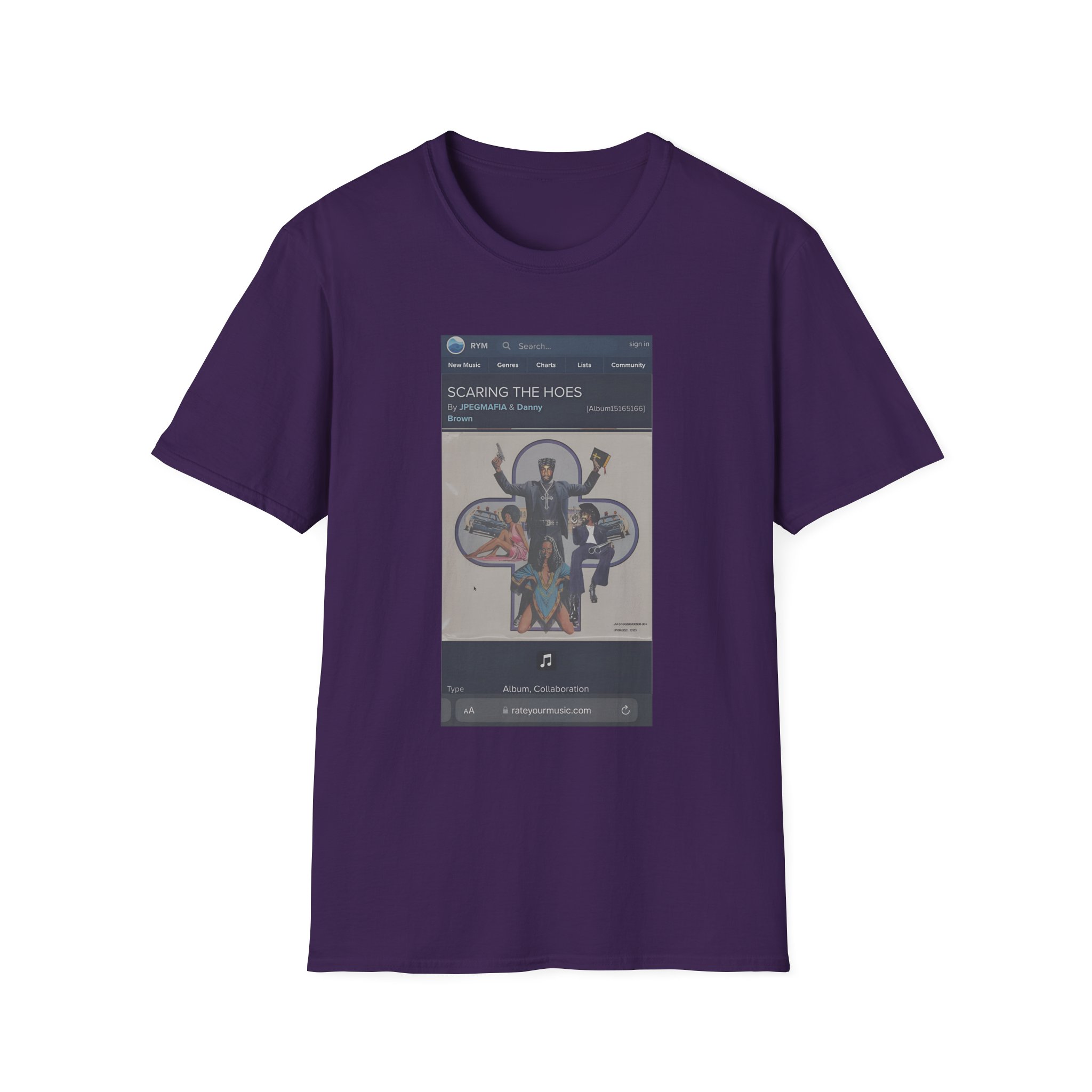 Jpegmafia RYM Hoes Unisex Softstyle T-Shirt