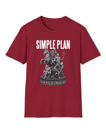 Simple Plan Hard as Rock Unisex Softstyle T-Shirt