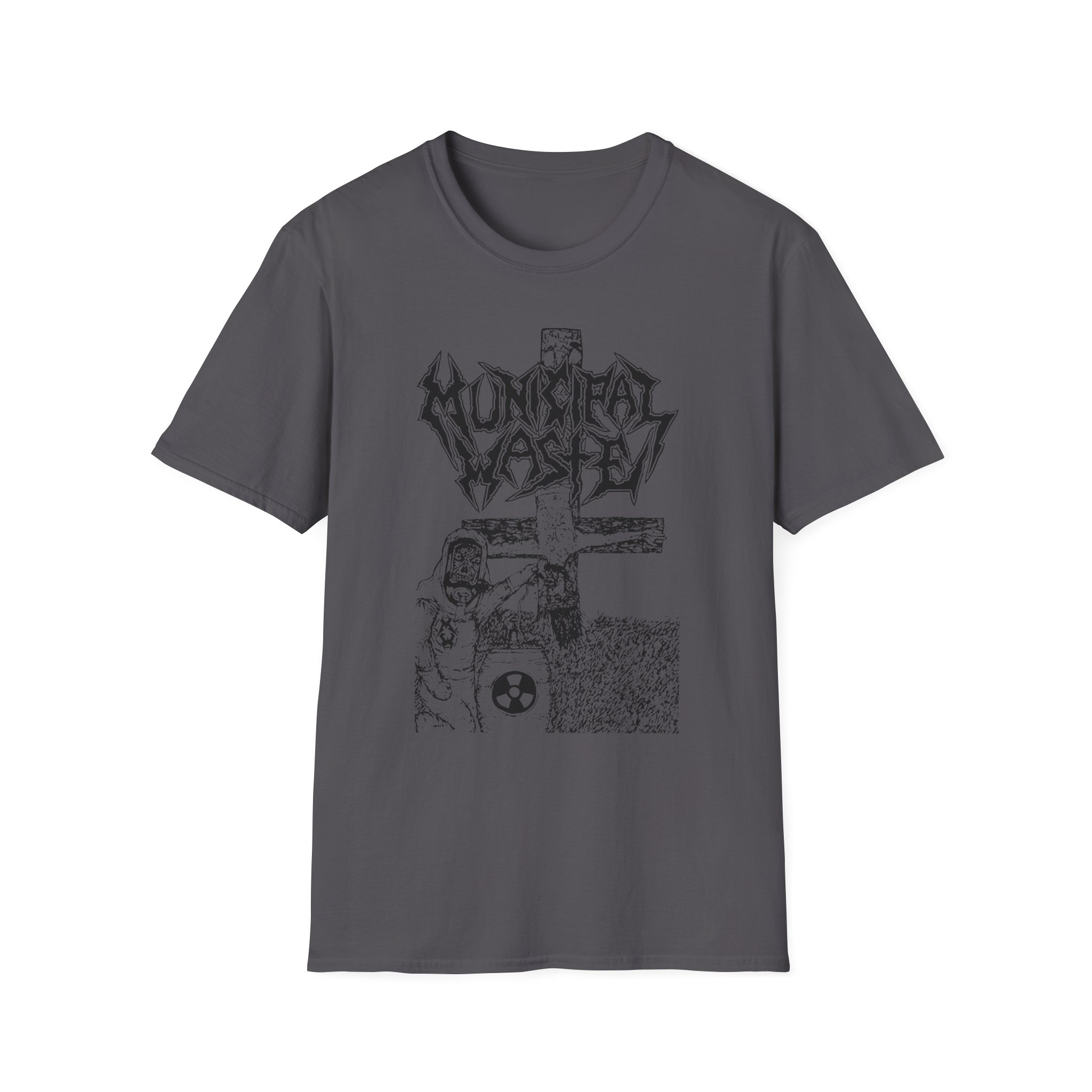 Municipal Waste Decrepit Christ Unisex Softstyle T-Shirt