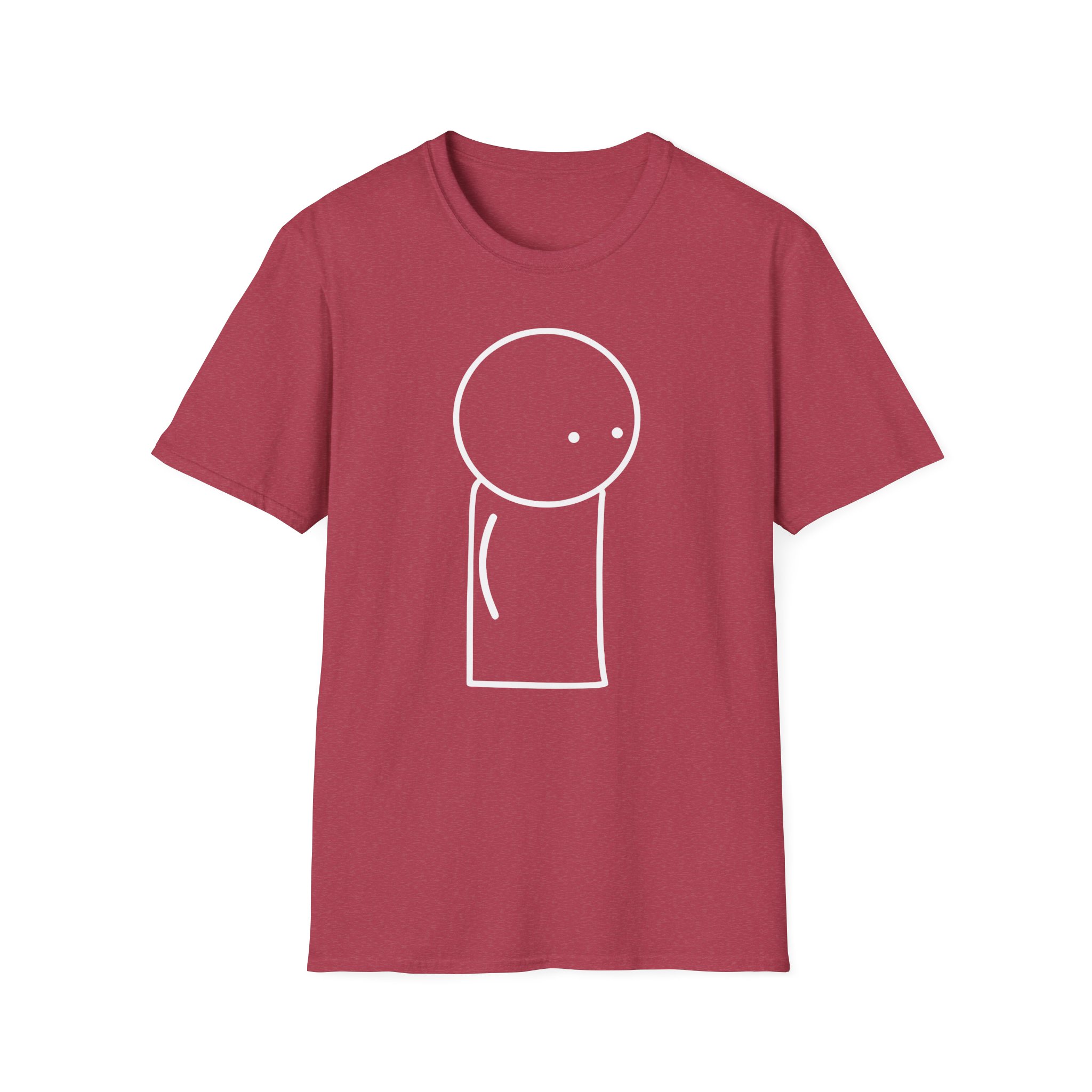 Oversimplified Character Unisex Softstyle T-Shirt