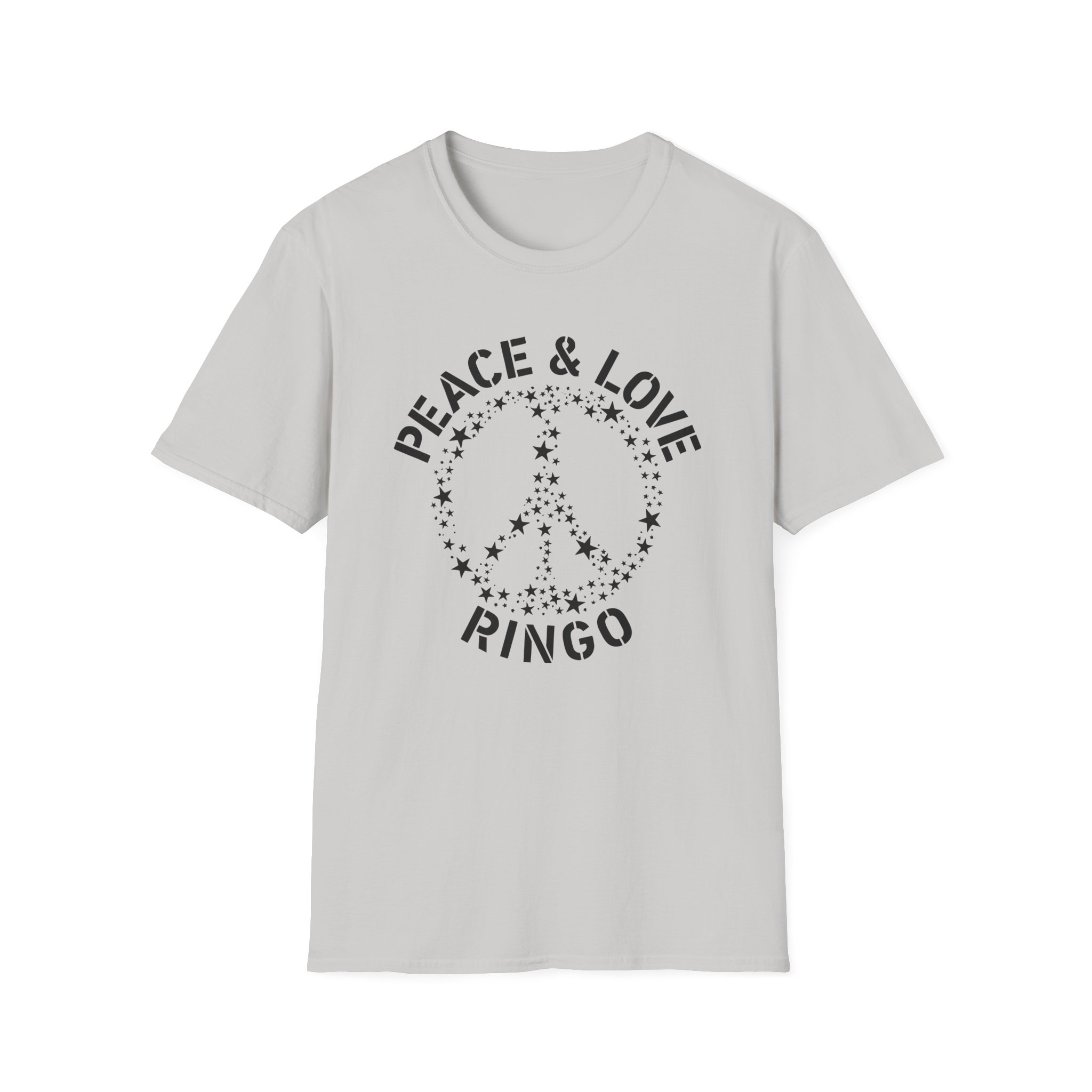 Ringo Starr Peace & Love Unisex Softstyle T-Shirt