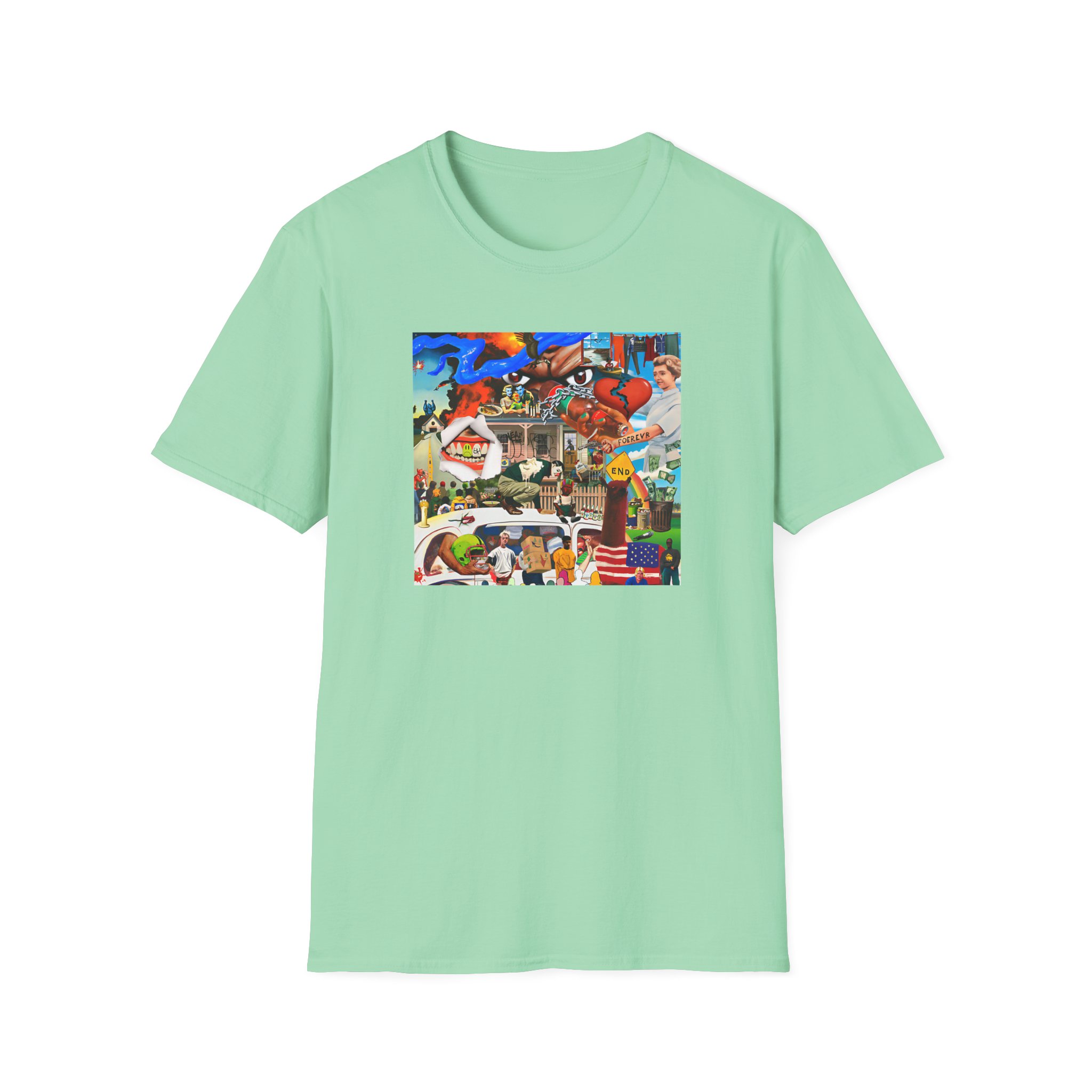 B Family Cover Unisex Softstyle T-Shirt