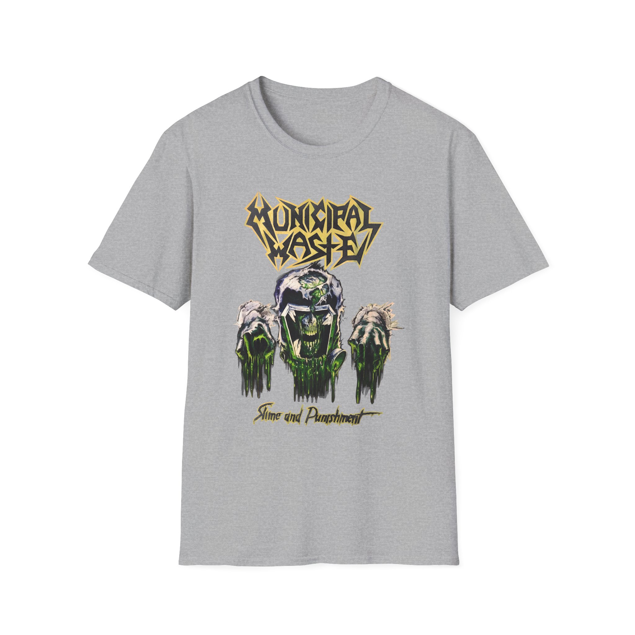 Municipal Waste Slime and Punishment Unisex Softstyle T-Shirt