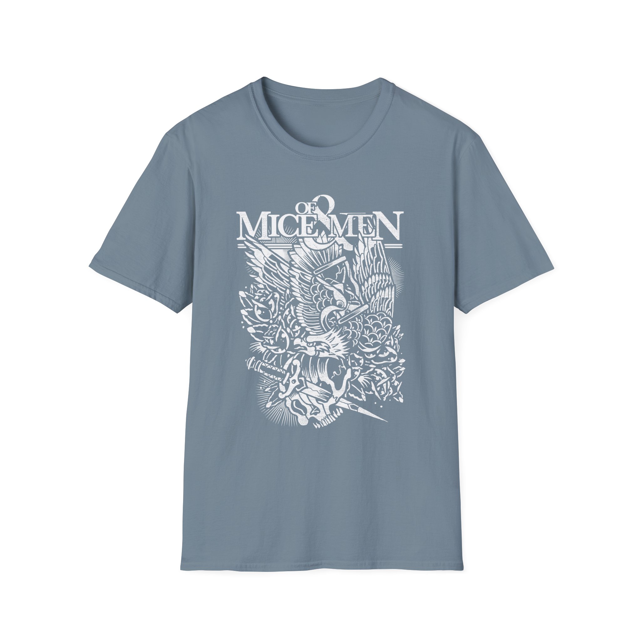 Of Mice and Men Throwback Eagle Unisex Softstyle T-Shirt