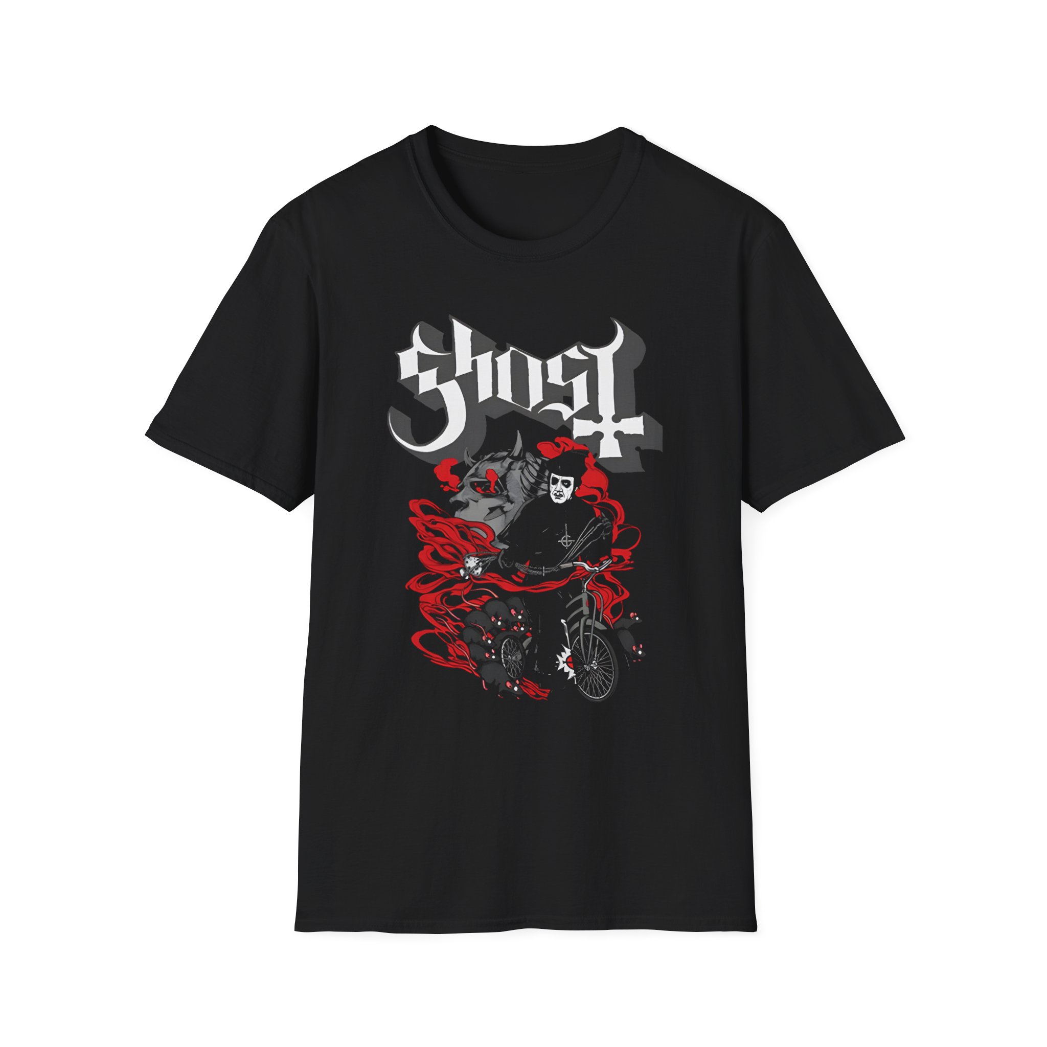Ghost Band Tricycle Unisex Softstyle T-Shirt