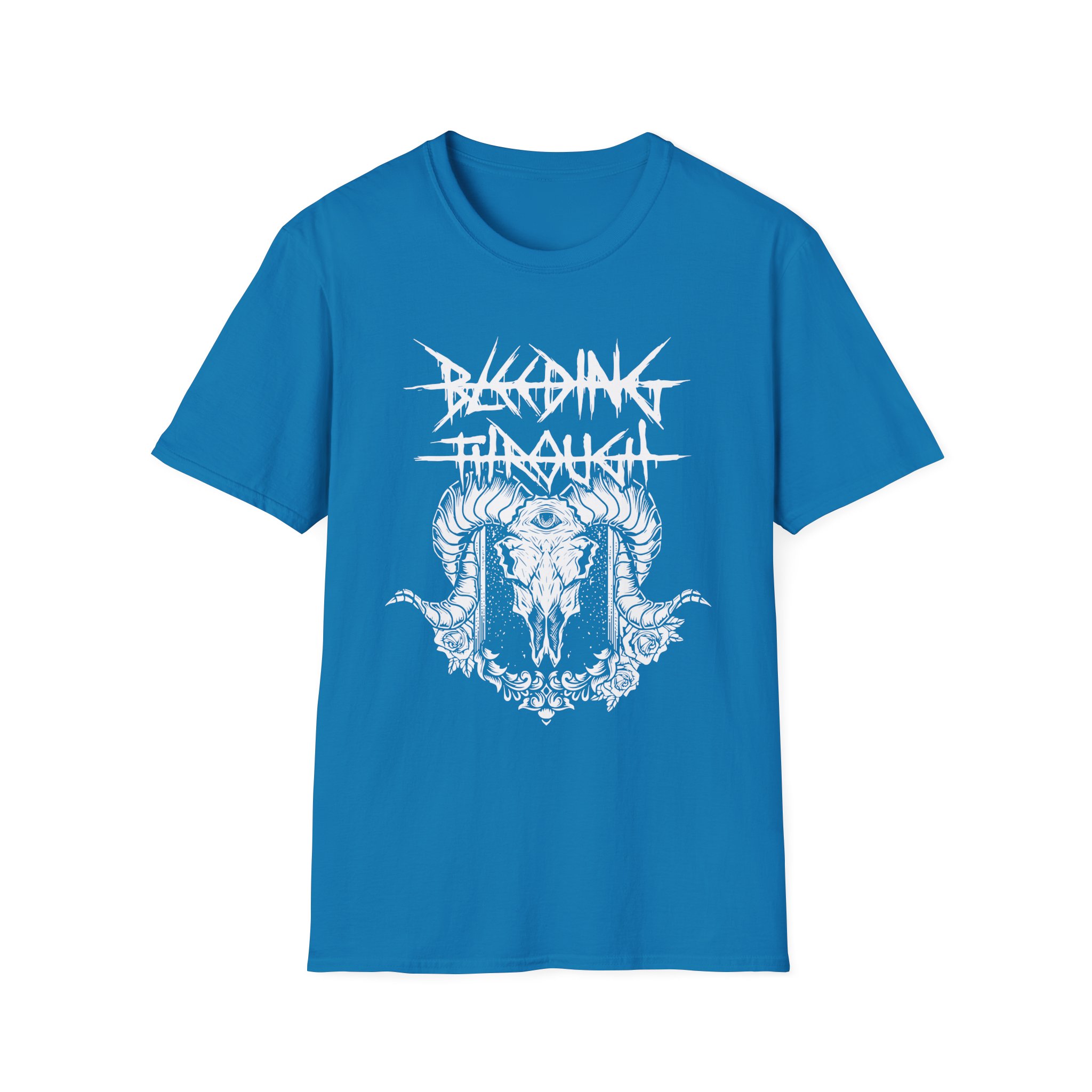 Bleeding Through Goat Skull Unisex Softstyle T-Shirt