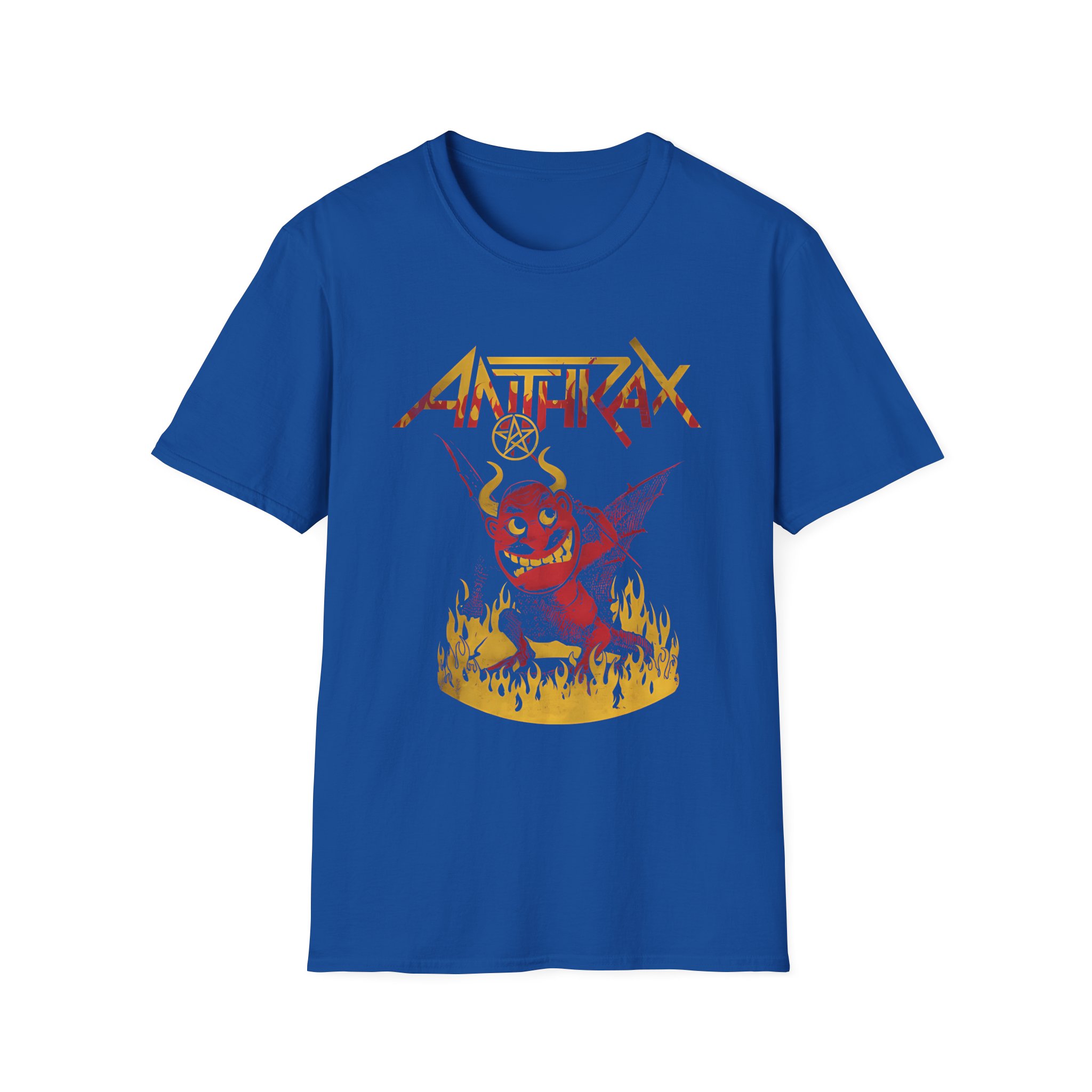 Anthrax Coal Demon Unisex Softstyle T-Shirt