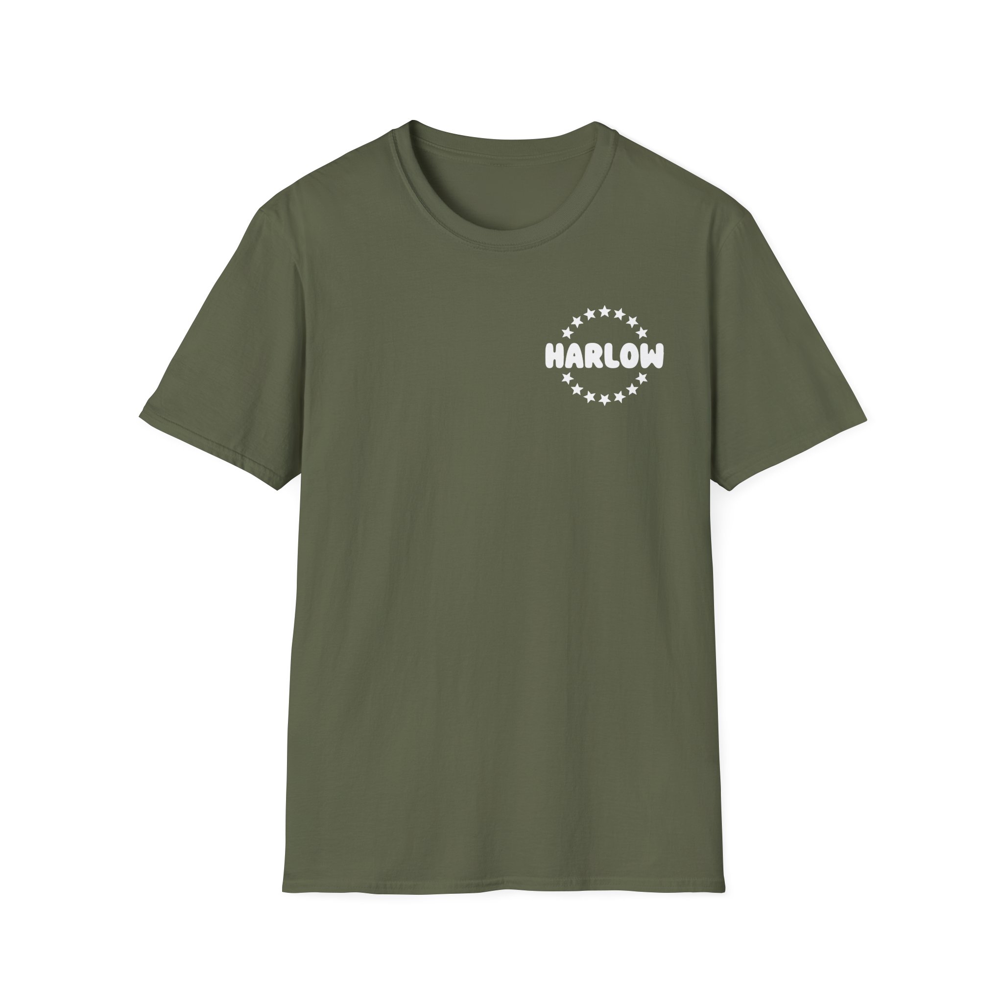 Harlow and Popcorn Unisex Softstyle T-Shirt