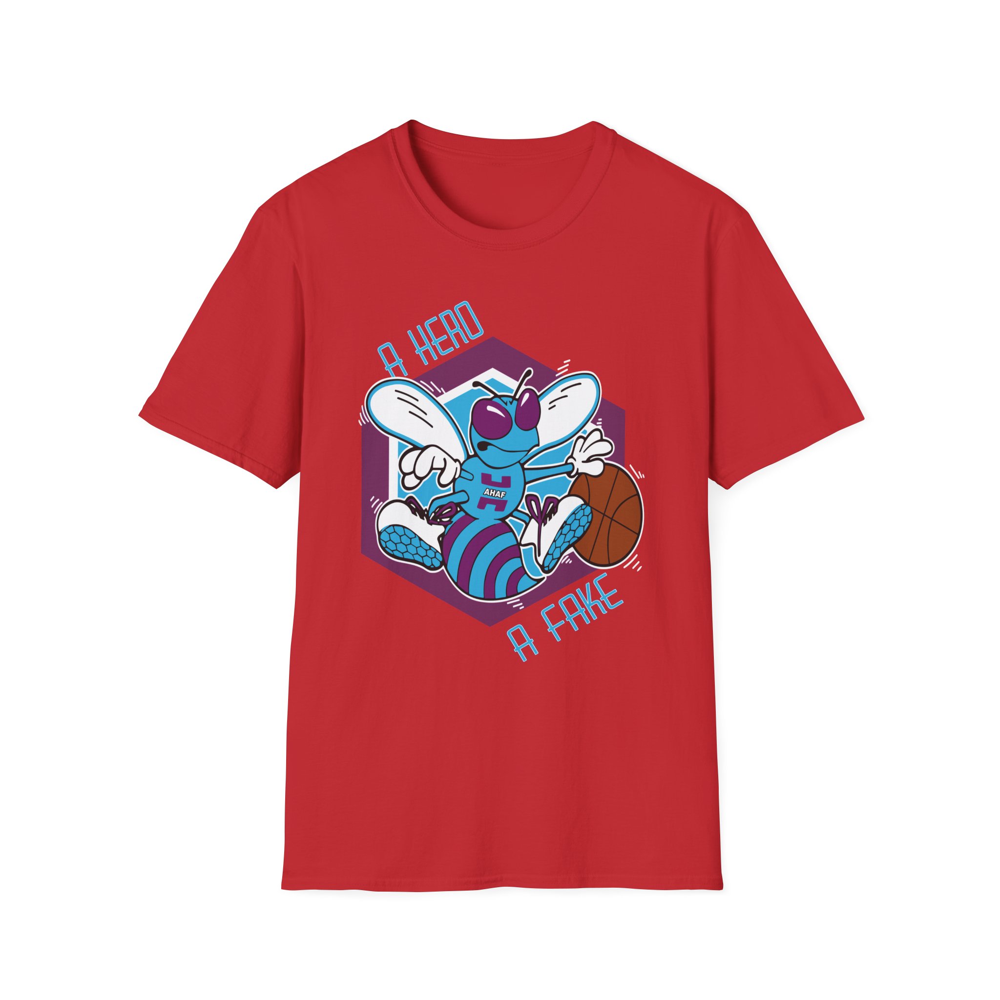 A Hero a Fake Unisex Softstyle T-Shirt