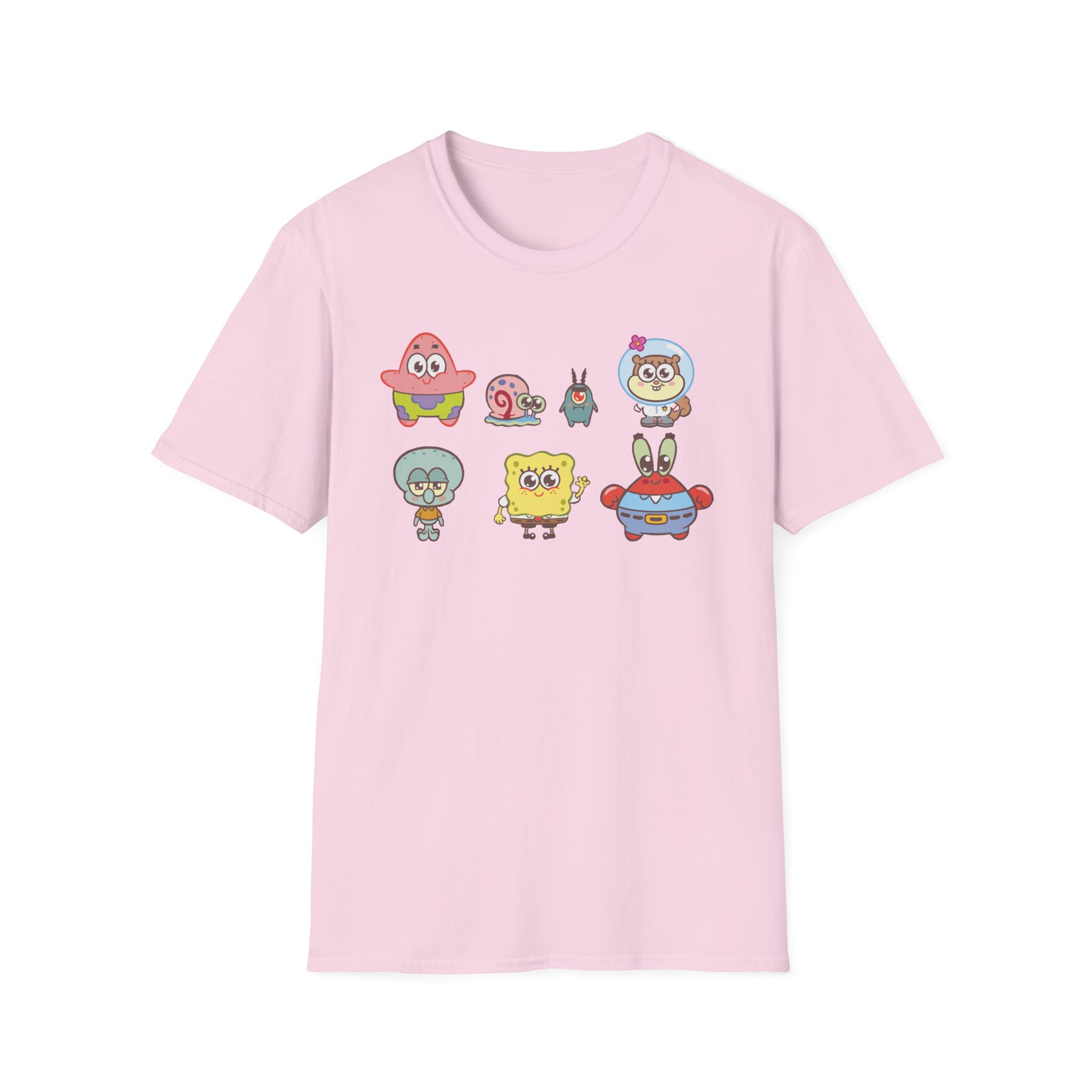 Spongebob AdoraBob Gang Unisex Softstyle T-Shirt