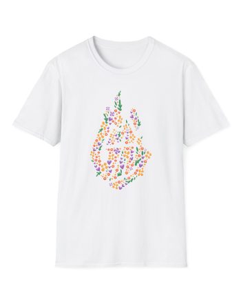 Good Mythical Morning Floral Flame unisex softstyle t-shirt