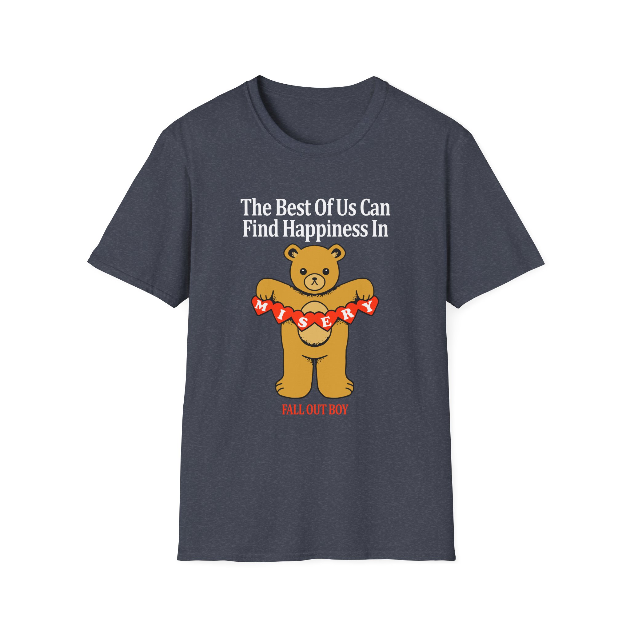Fall Out Boy Misery Teddy Unisex Softstyle T-Shirt