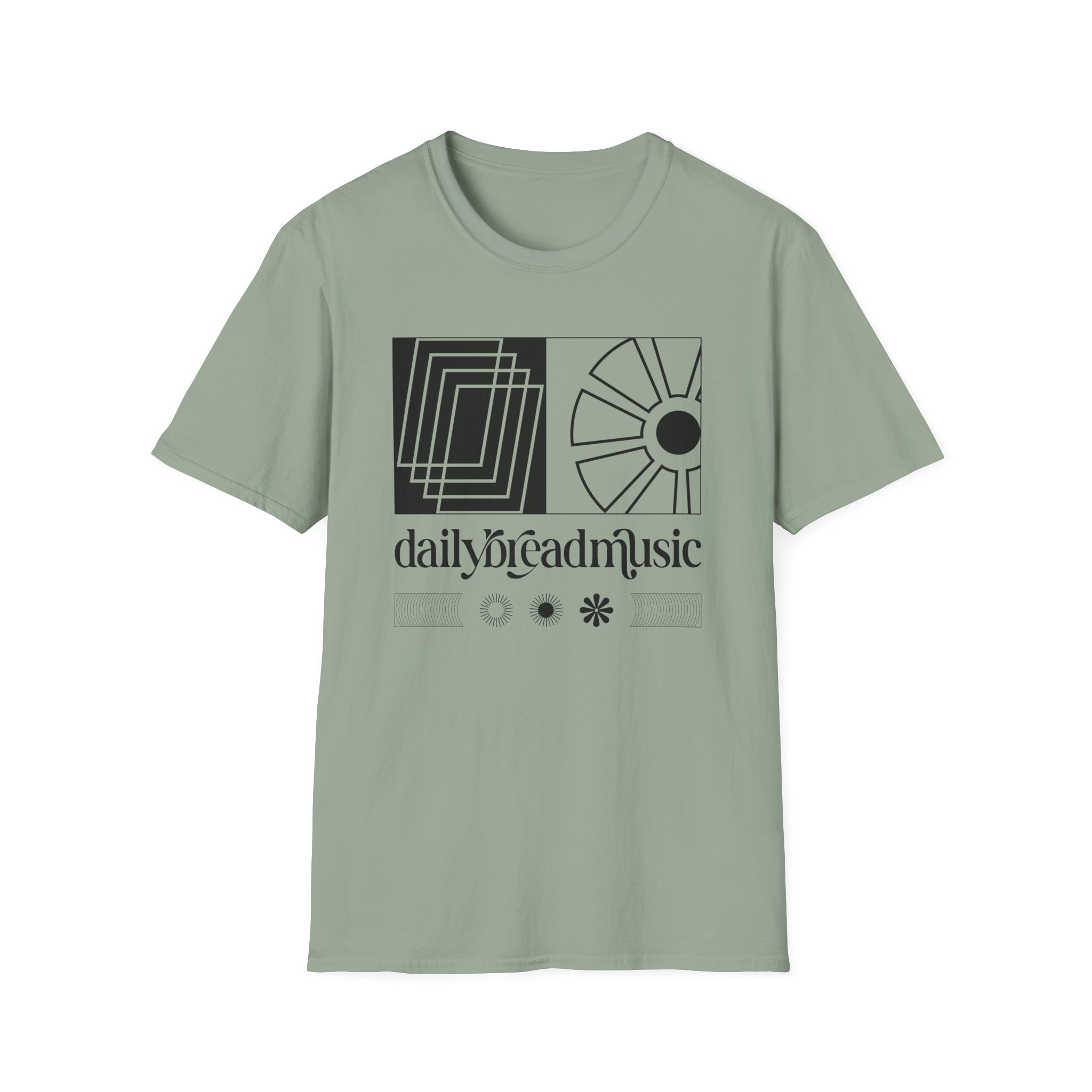 Daily Bread Tri Flower Unisex Softstyle T-Shirt