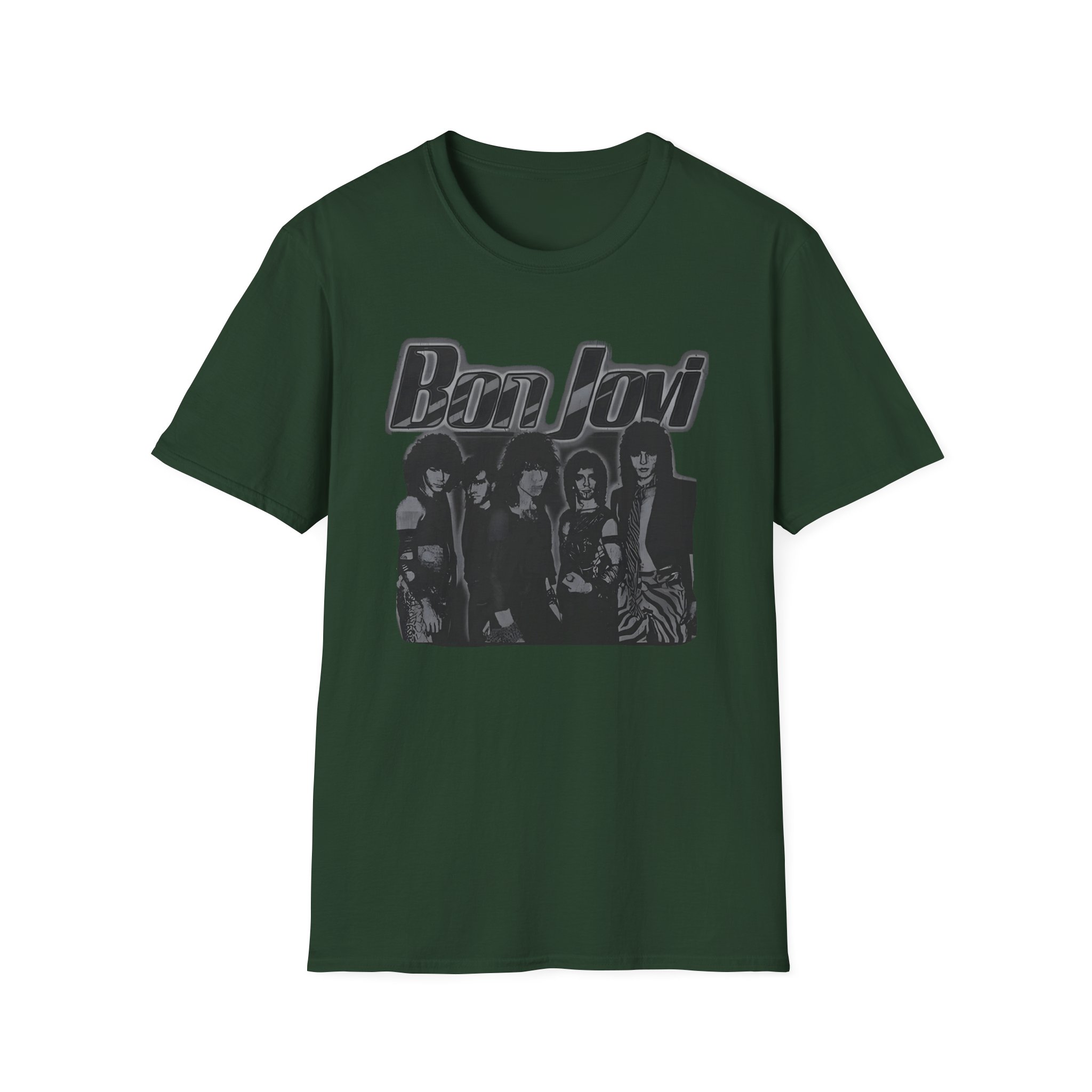 Bon Jovi Outline Unisex Softstyle T-Shirt