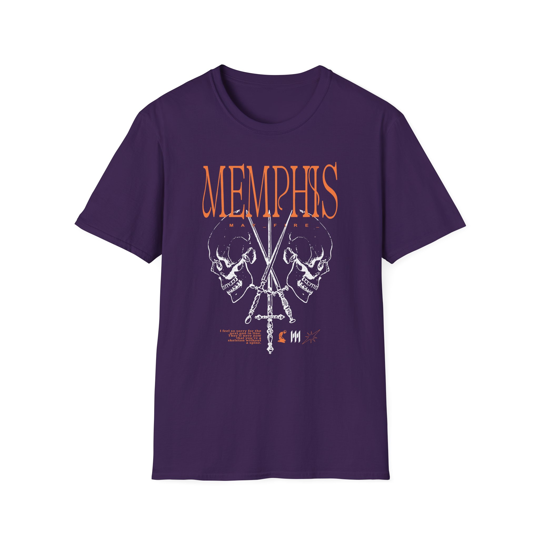 Memphis May Fire Crossed Swords Unisex Softstyle T-Shirt
